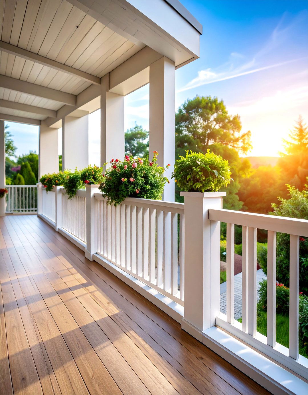 Floating Porch Railing Design - 25 Porch Railing Ideas