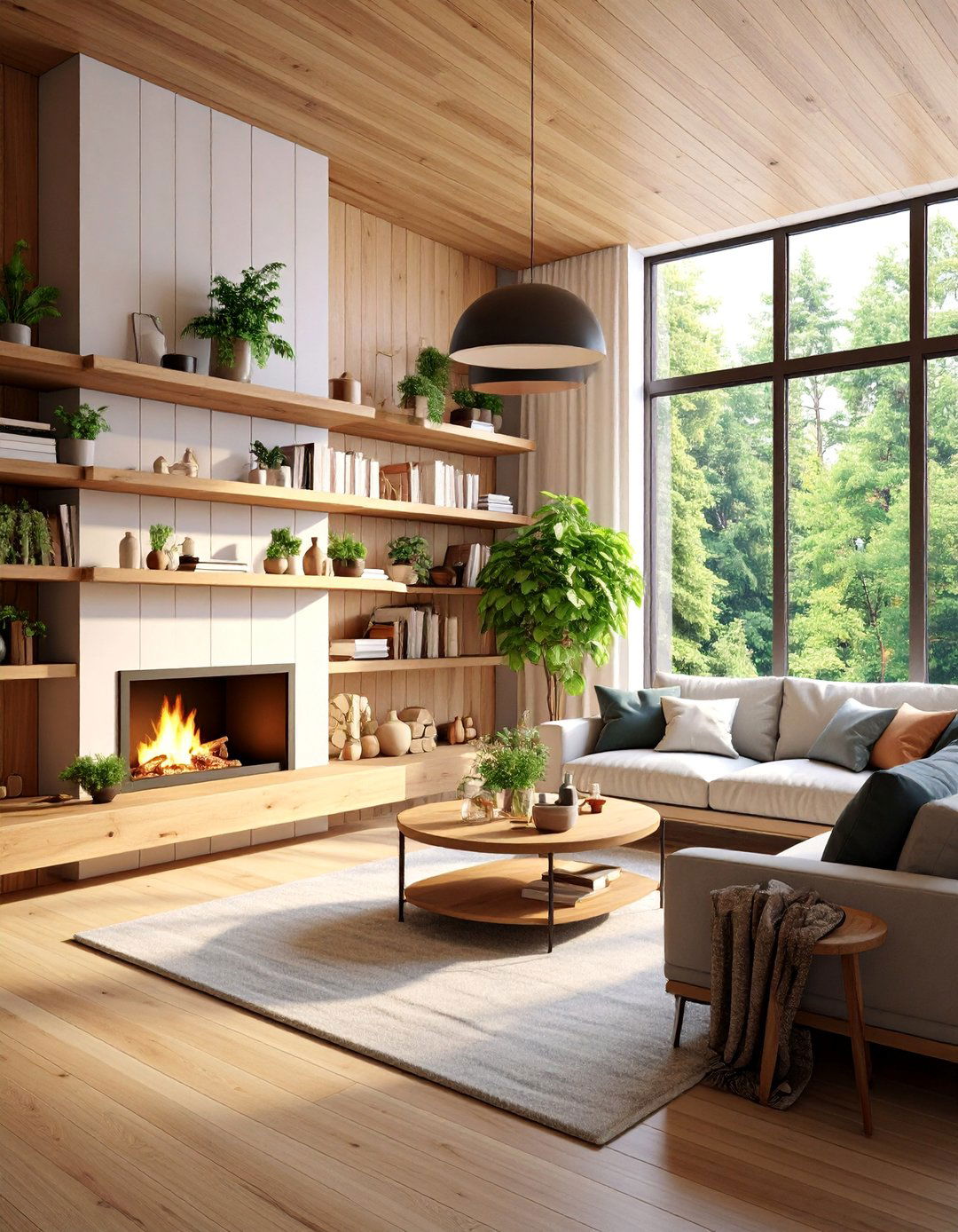 Floating Shelves Shiplap Modern Minimalist - 25 Shiplap Fireplace Ideas