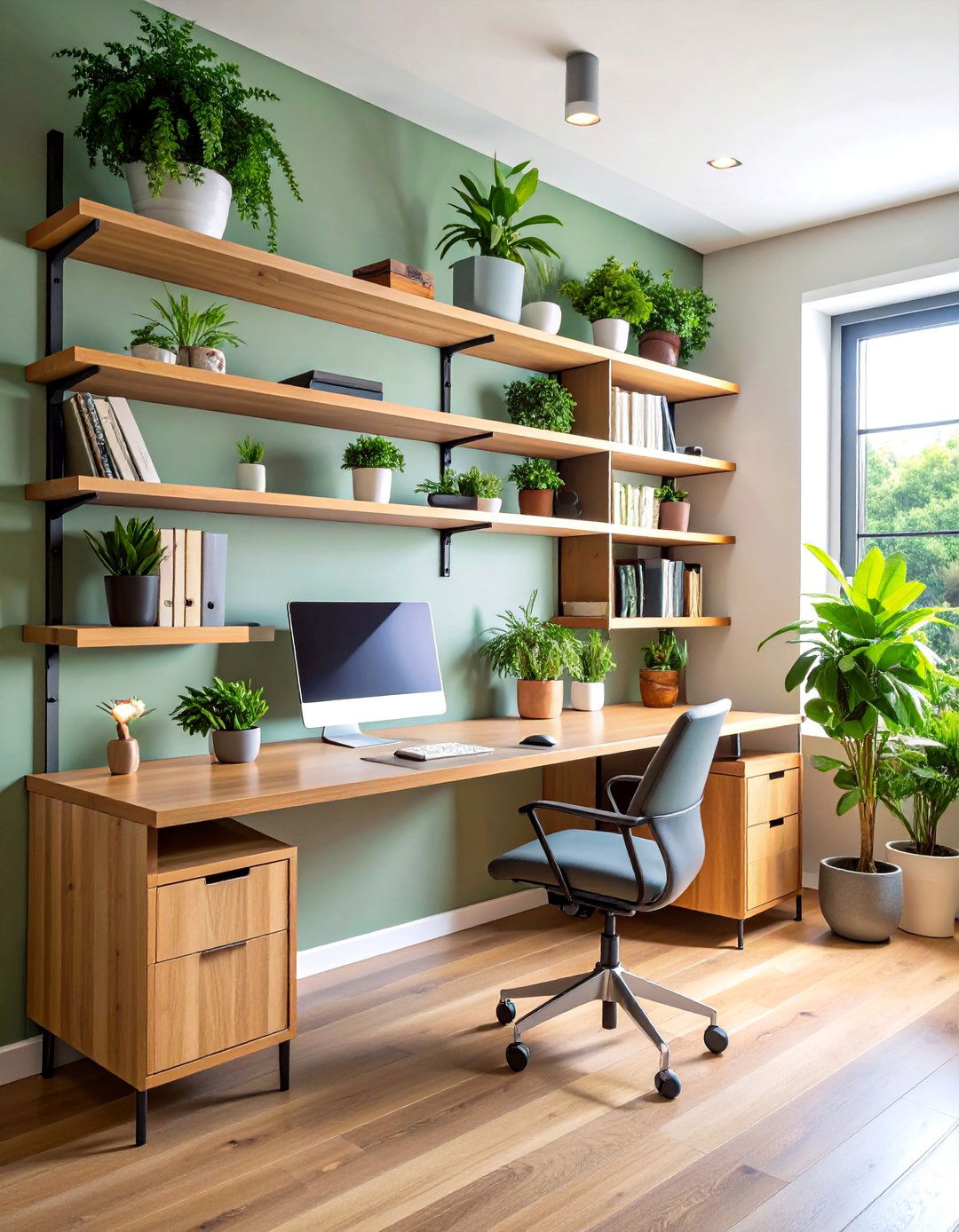 Floating Shelves with Invisible Bracket Systems - 25 Floating Shelves Ideas