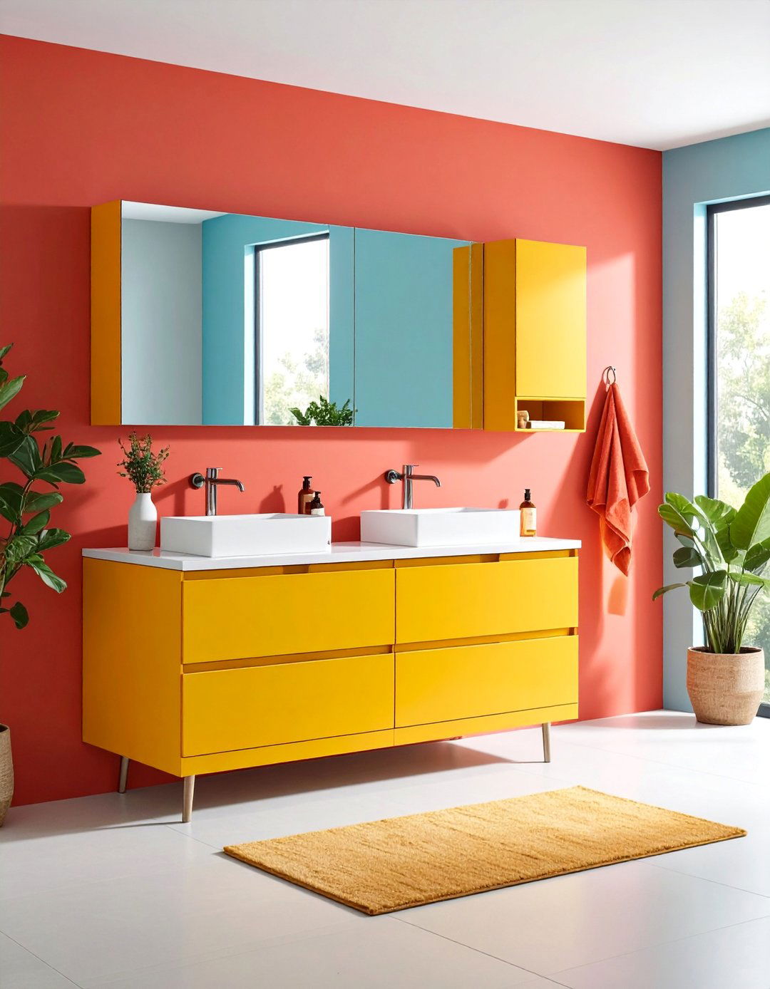 Floating Vanity with Hidden Drawer Storage Compartments - 25 Floating Vanity Bathroom Ideas