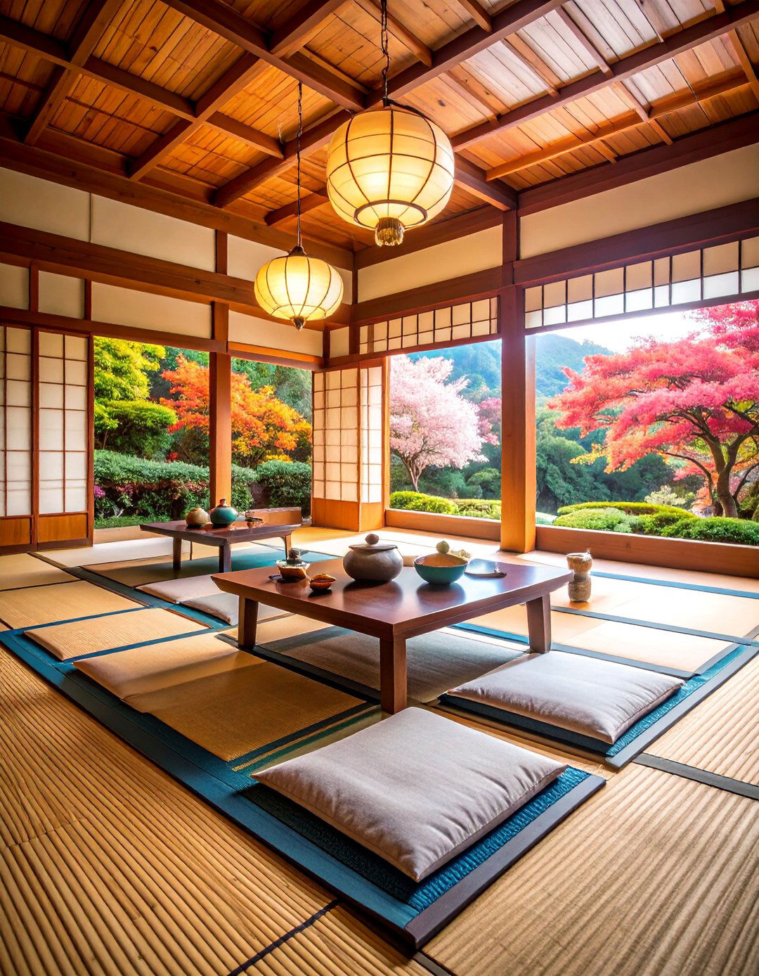Floor Seating Tea Ceremony Dining Experience - 25 Japanese Dining Room Ideas