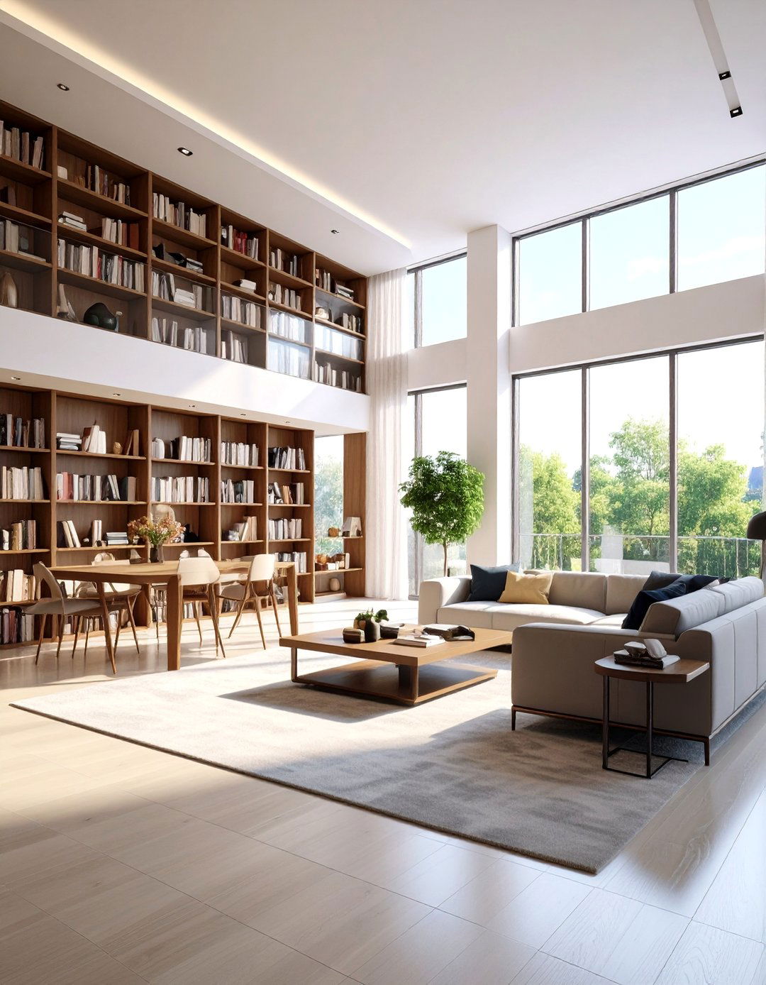 Floor to Ceiling Drama Design - 25 Condo Interior Design Ideas