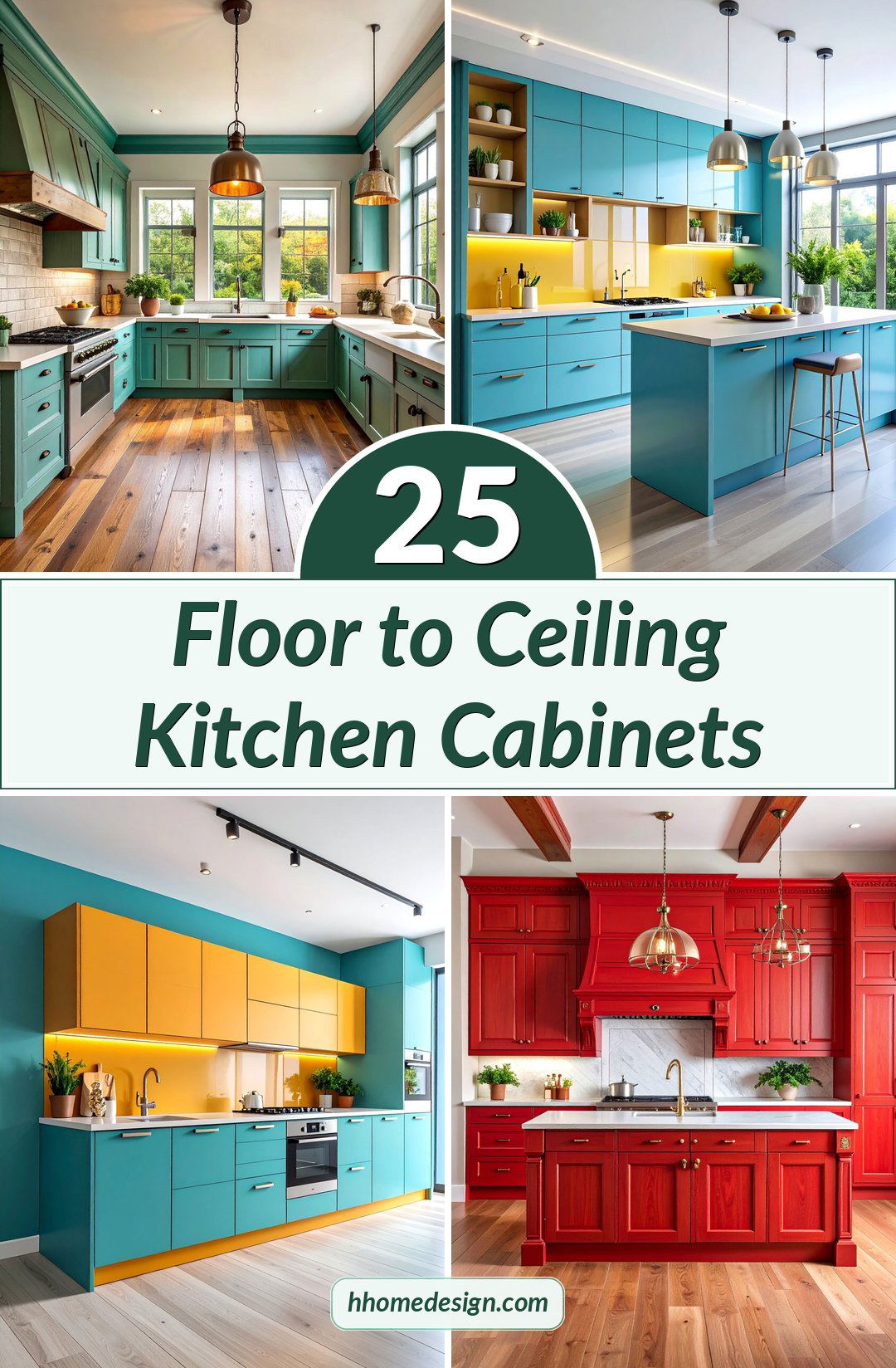 25 Floor to Ceiling Kitchen Cabinets