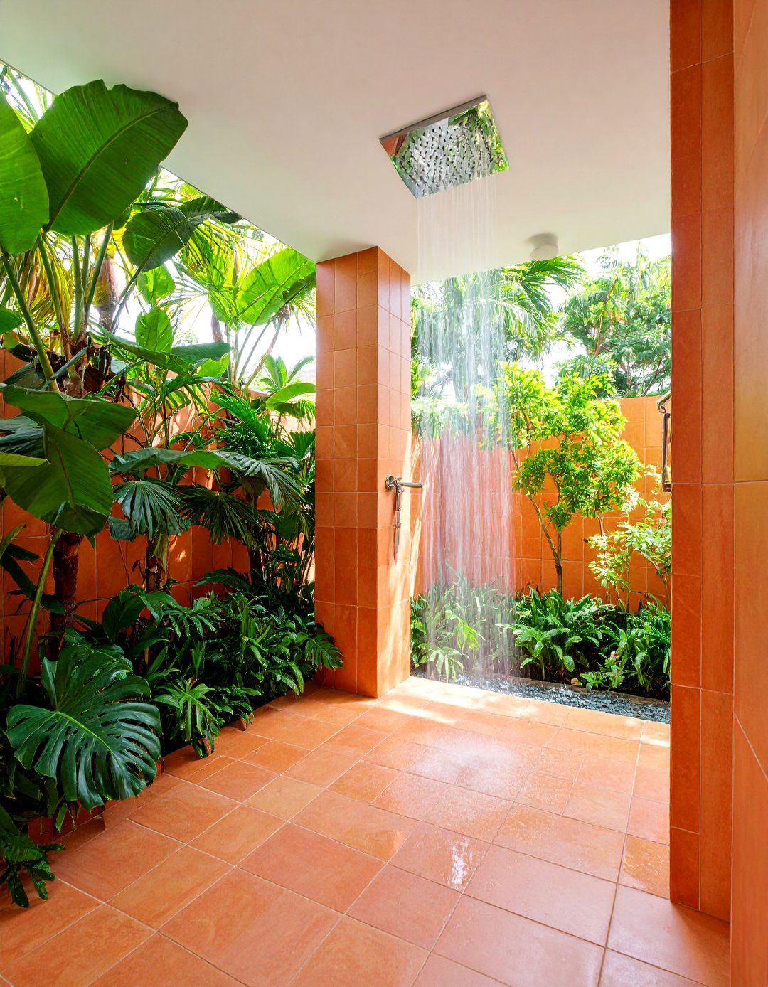 Floor to Ceiling Tile Coverage - 25 Walk-in Shower Tile Ideas