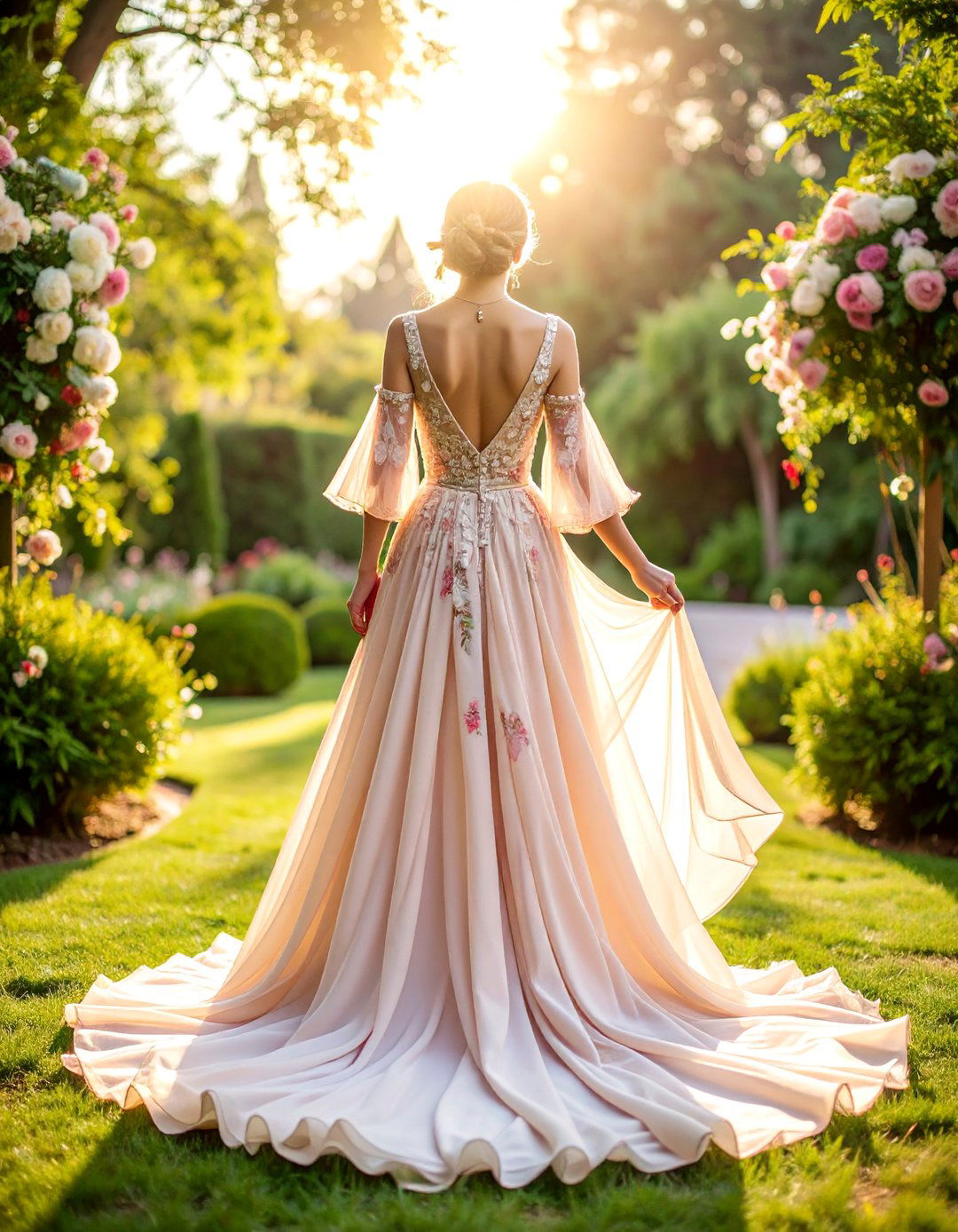 Floral Maxi Dress for Garden Weddings - 25 Guest Wedding Outfit Ideas