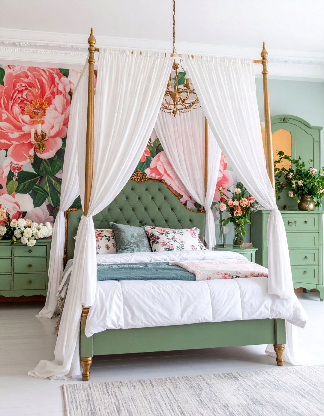 25 Grandmillennial Style Bedroom Ideas to Inspire Now
