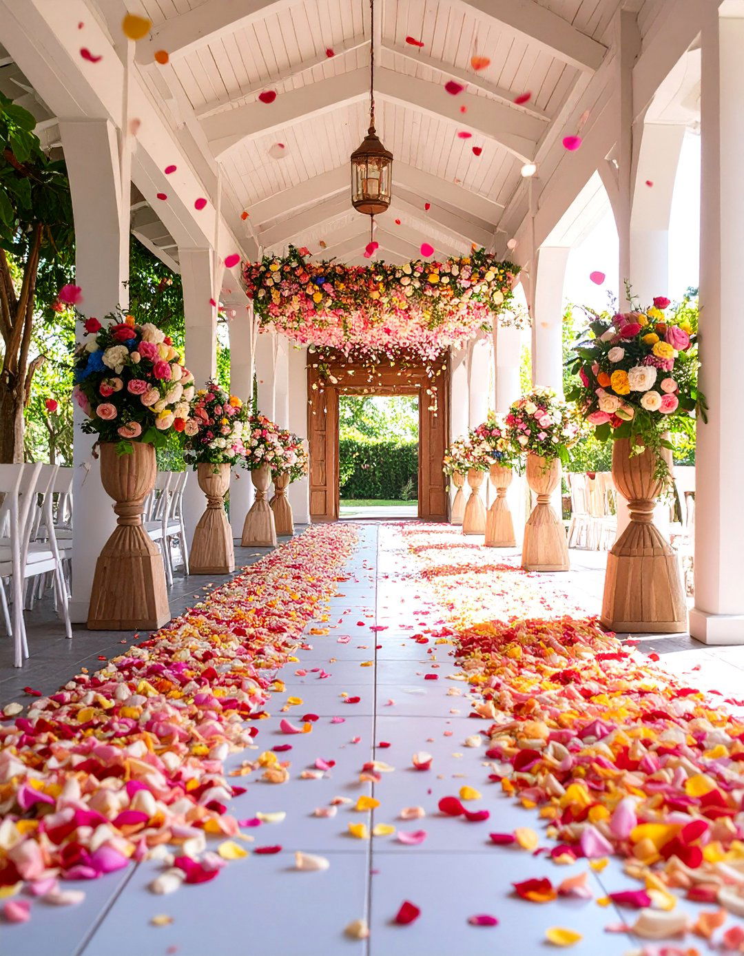 Floral Petal Confetti for Natural Celebration - 25 Romantic Wedding Ideas