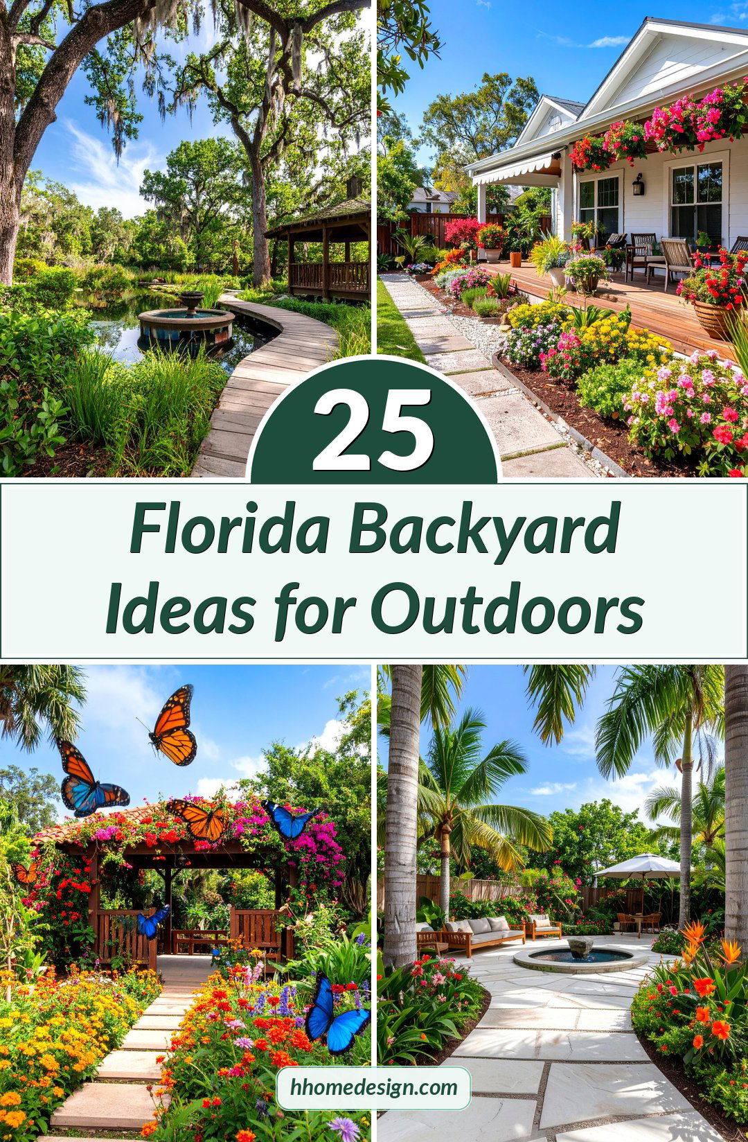 25 Florida Backyard Ideas for Outdoors