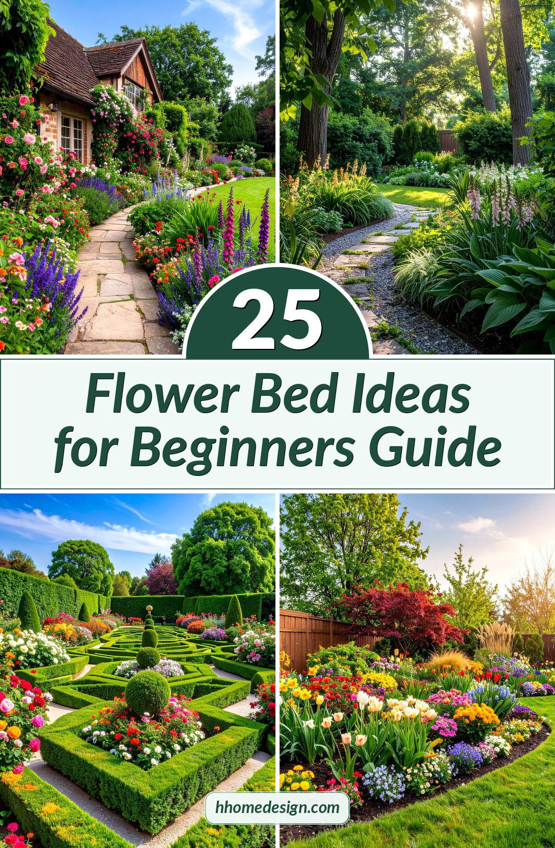 25 Flower Bed Ideas for Beginners Guide