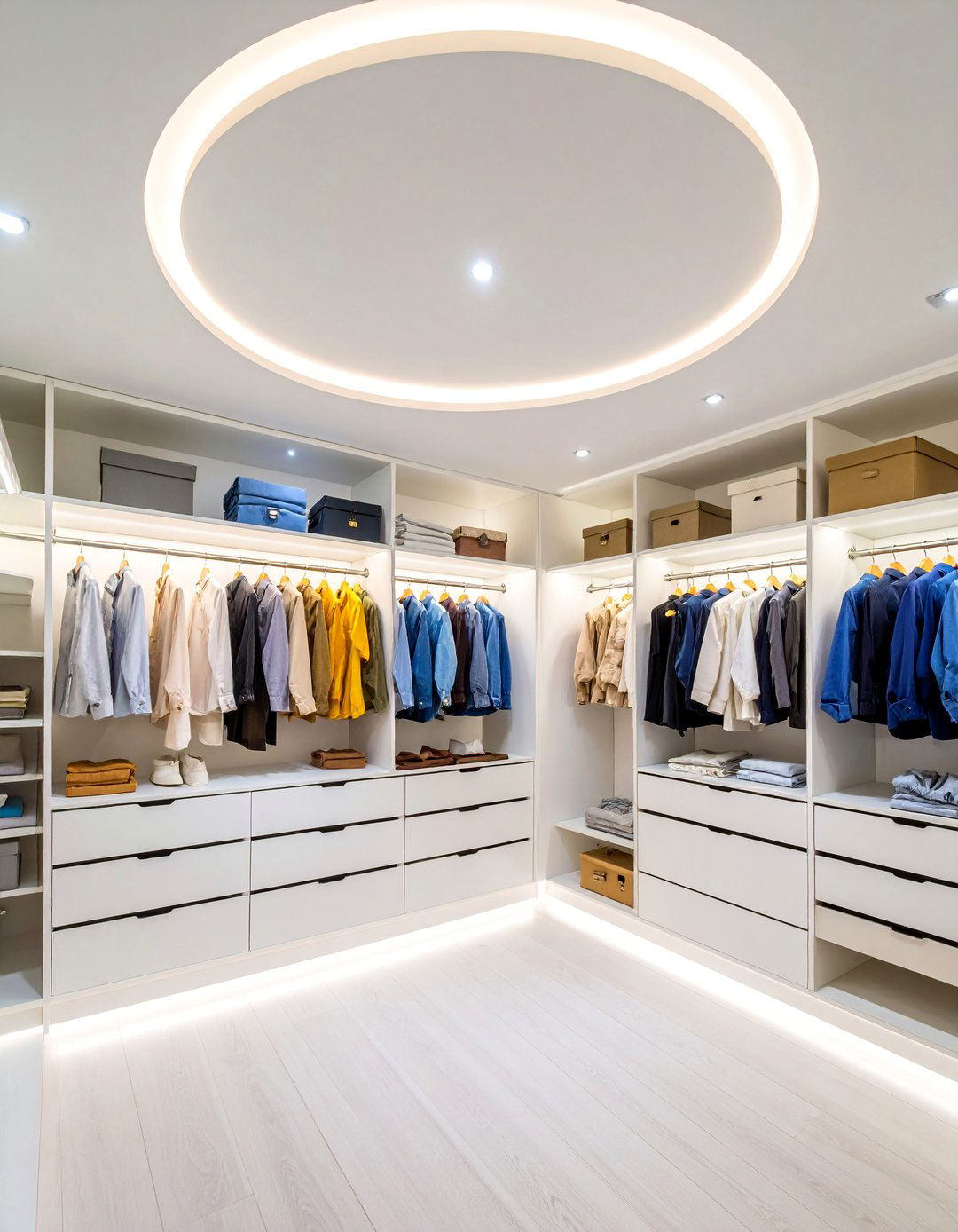 Flush Mount Recessed Lighting - 25 Closet Lighting Ideas