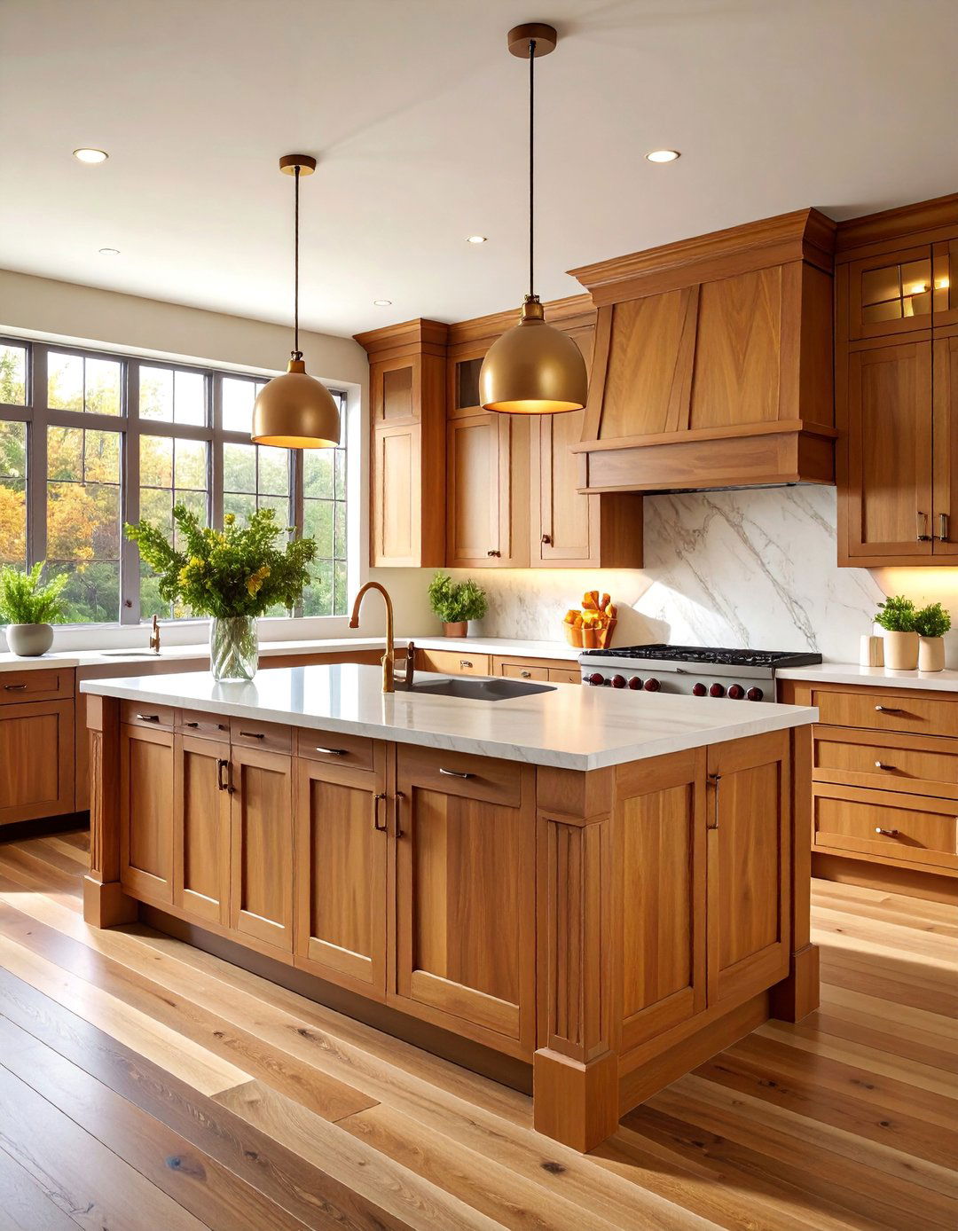 Fluted Wood Kitchen with Textural Sophistication - 25 Luxury Kitchen Ideas