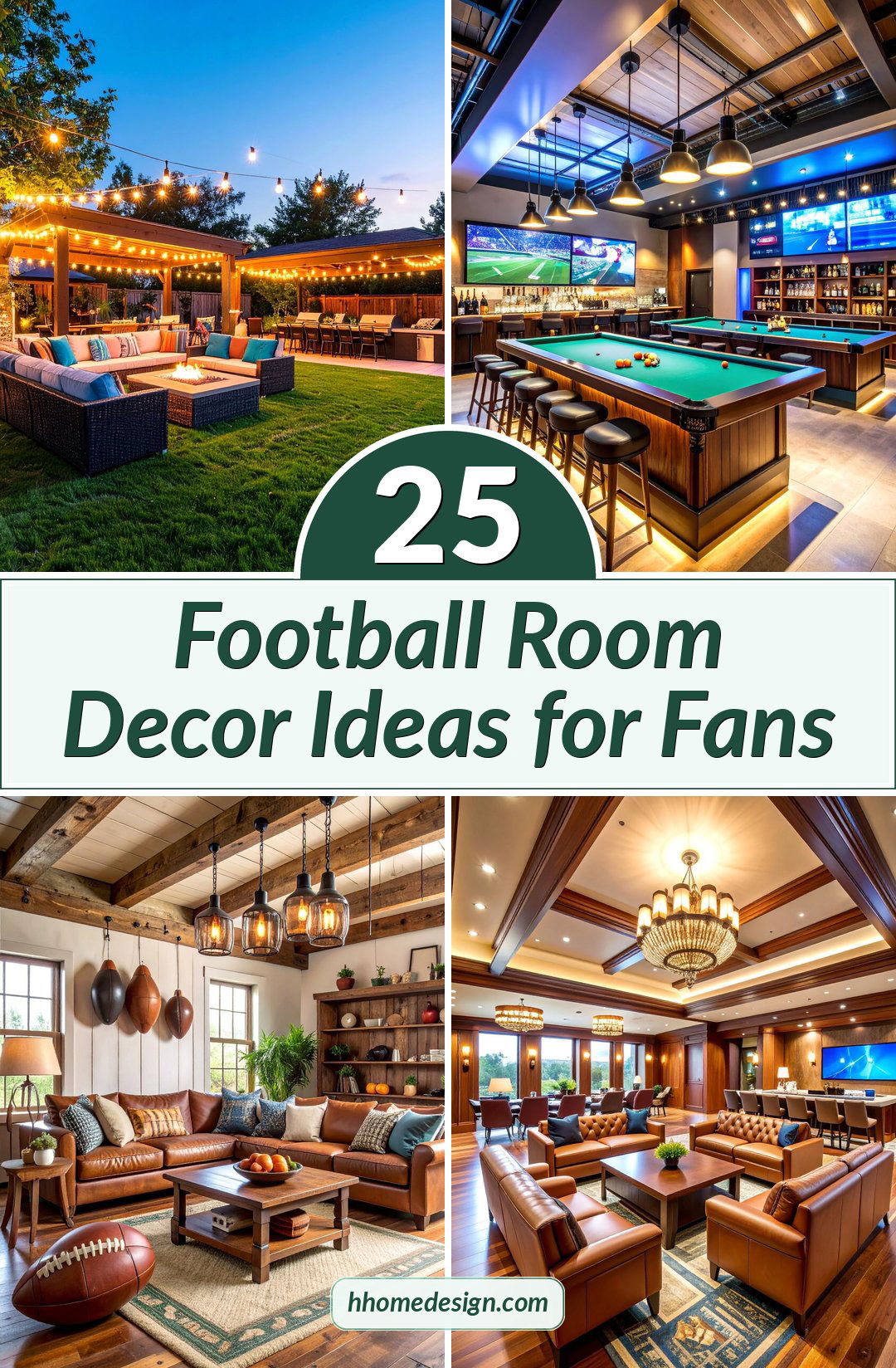 25 Football Room Decor Ideas for Fans