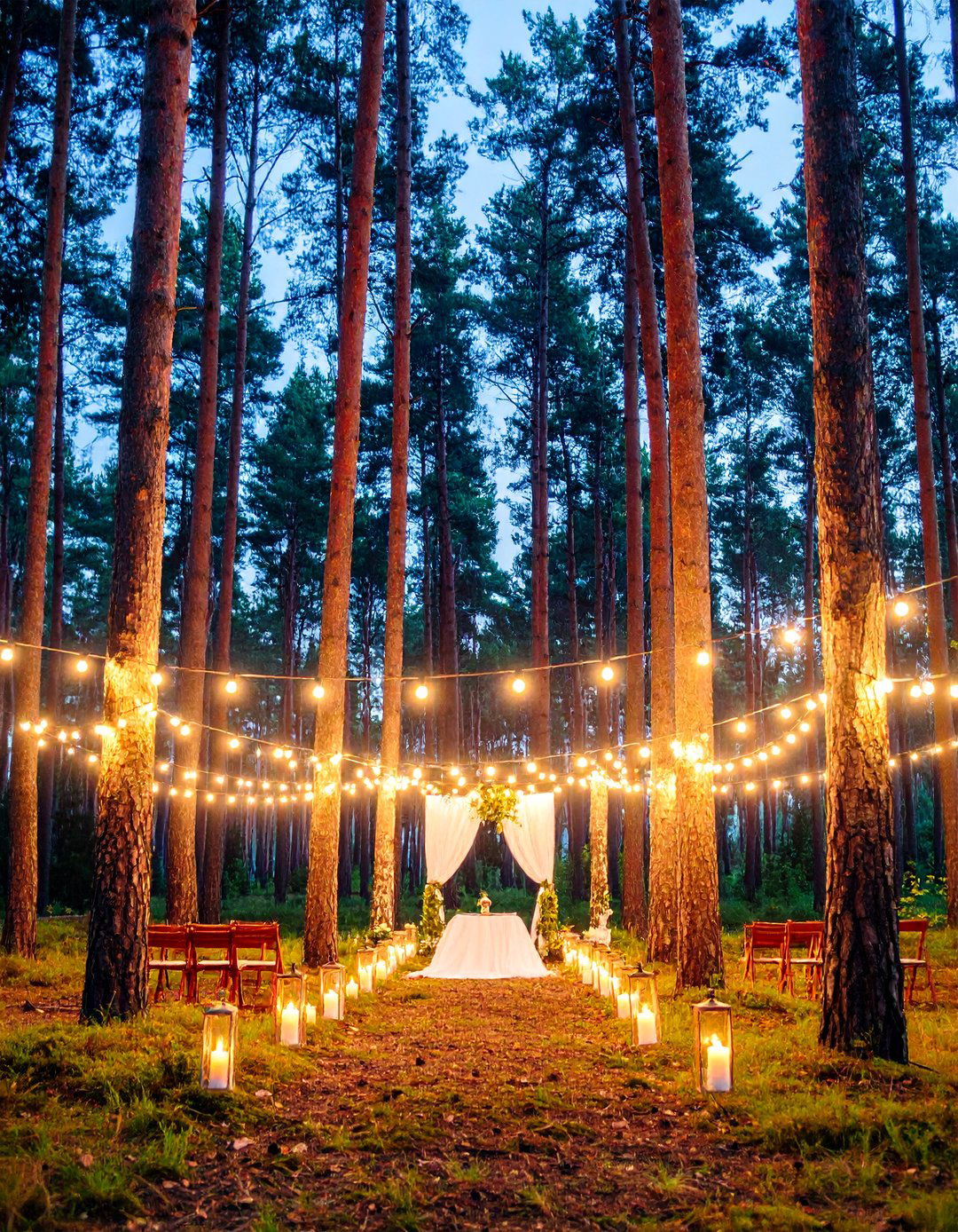 Forbidden Forest Mystical Ceremony - 25 Harry Potter Wedding Ideas