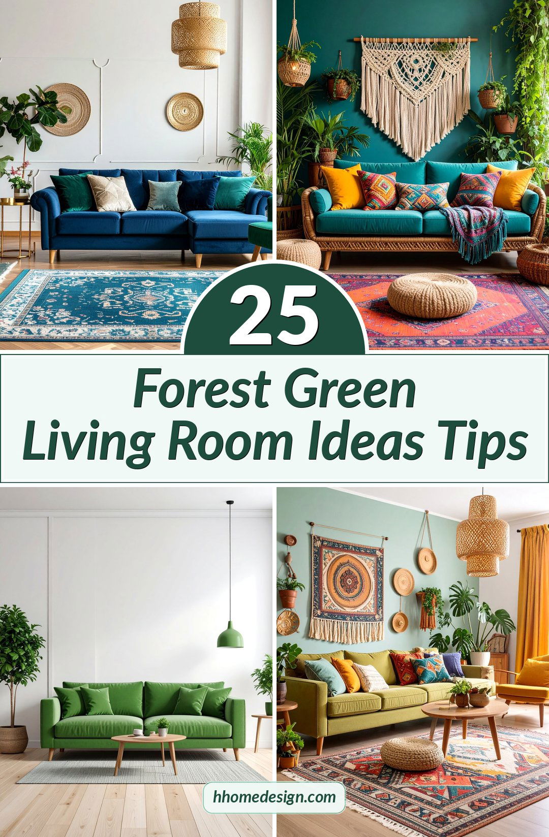25 Forest Green Living Room Ideas Tips