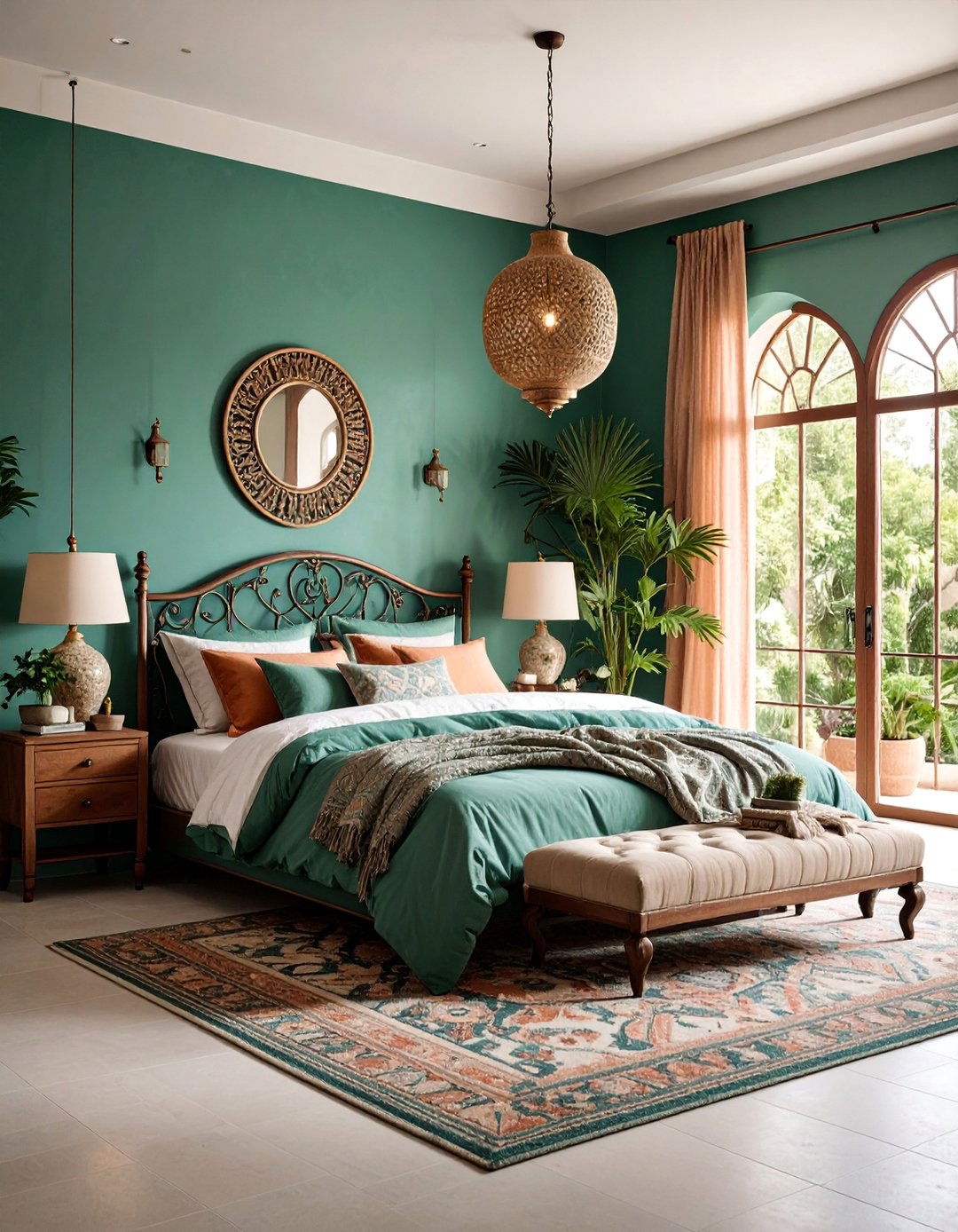 Forest Green Mediterranean Bedroom - 25 Forest Green Bedroom Ideas