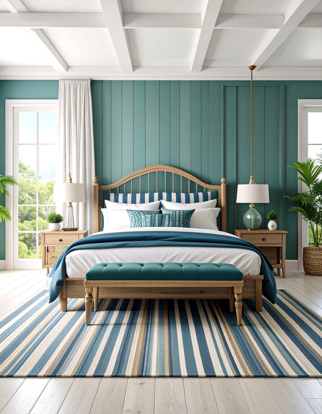 Forest Green Nautical Bedroom - 25 Forest Green Bedroom Ideas