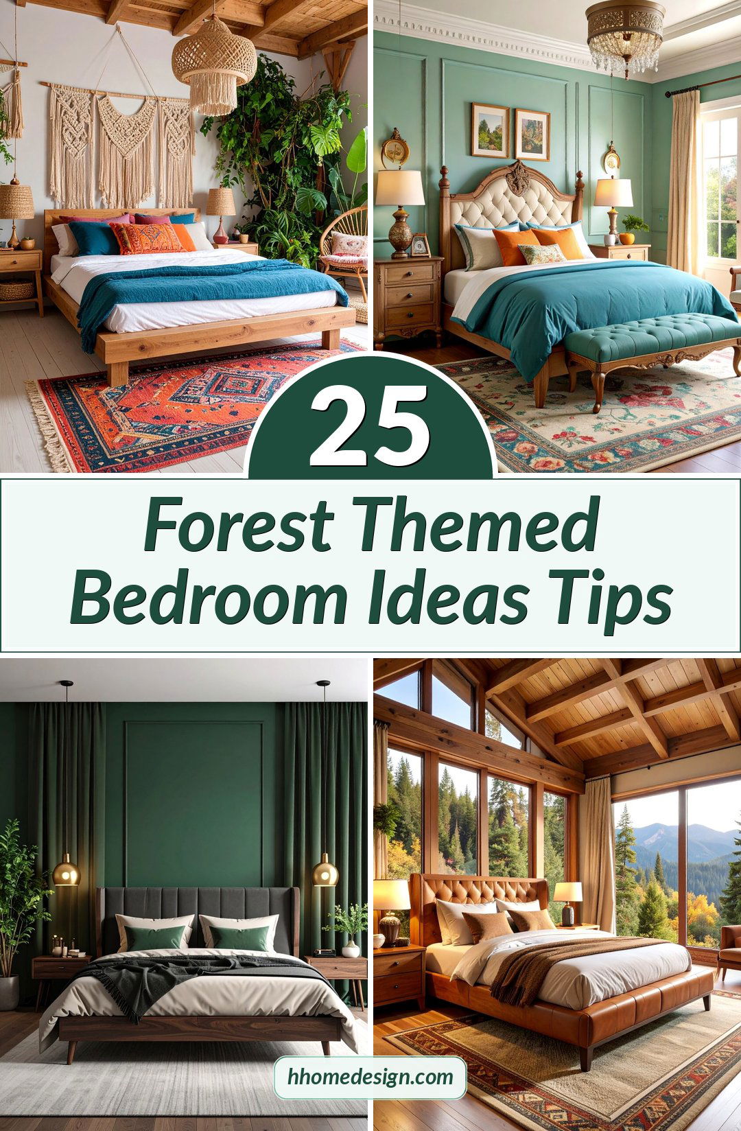25 Forest Themed Bedroom Ideas Tips