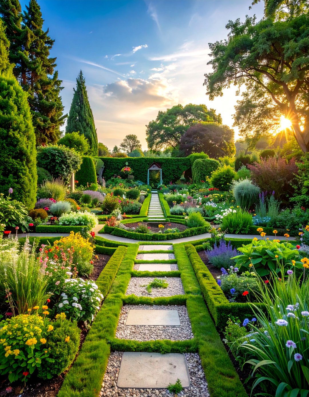 Formal Monastery Style Herb Garden Design - 25 Herb Garden Ideas