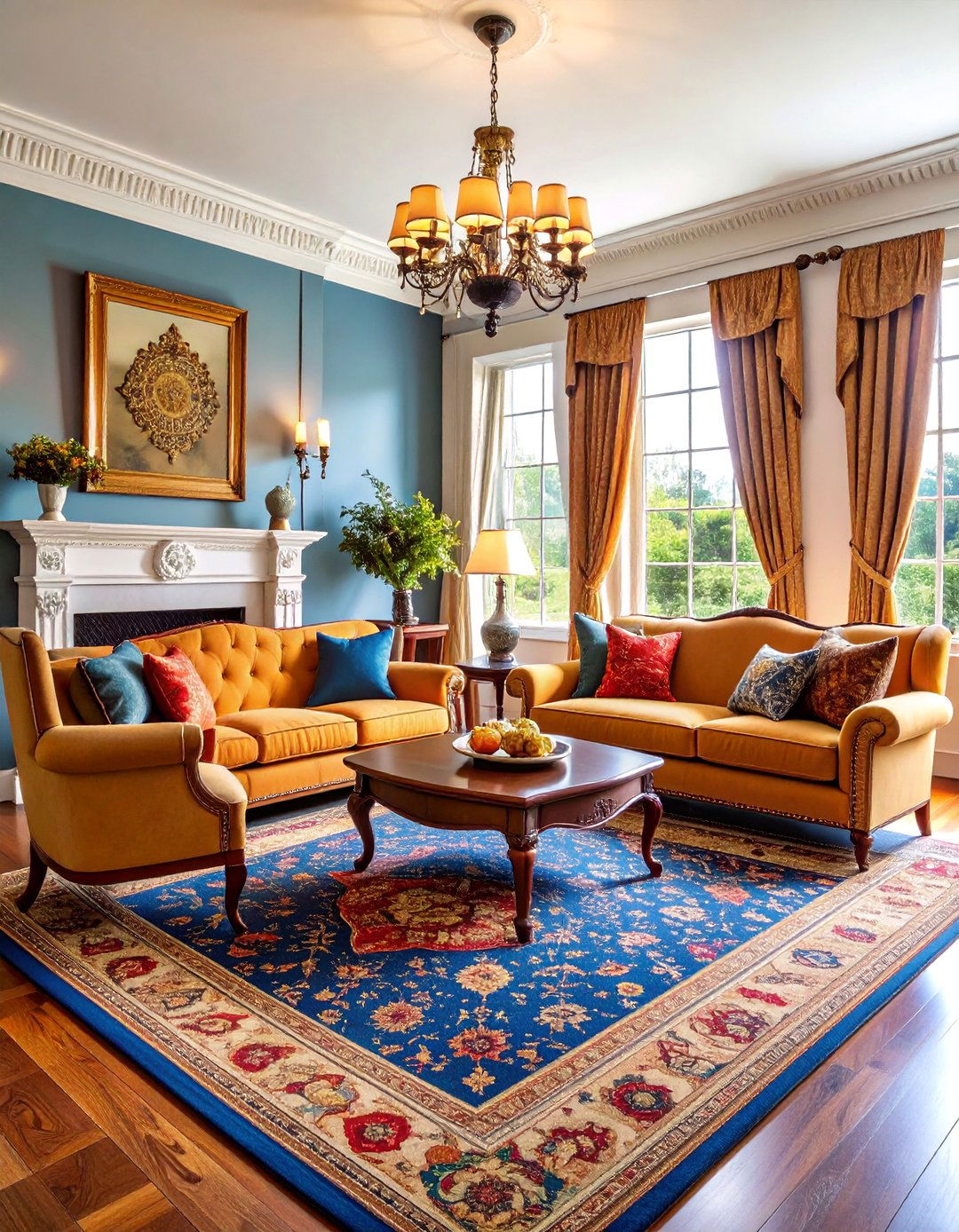 Formal Traditional Symmetrical Parlor - 25 Symmetrical Living Room Ideas