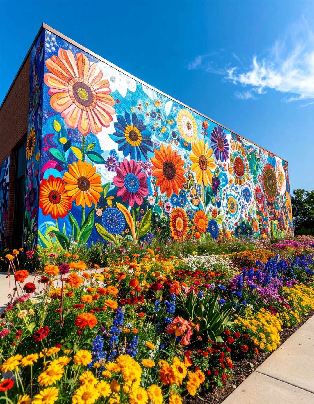 Fort Worth Cultural District Arts Institution Collaboration Mural - 25 Texas Murals
