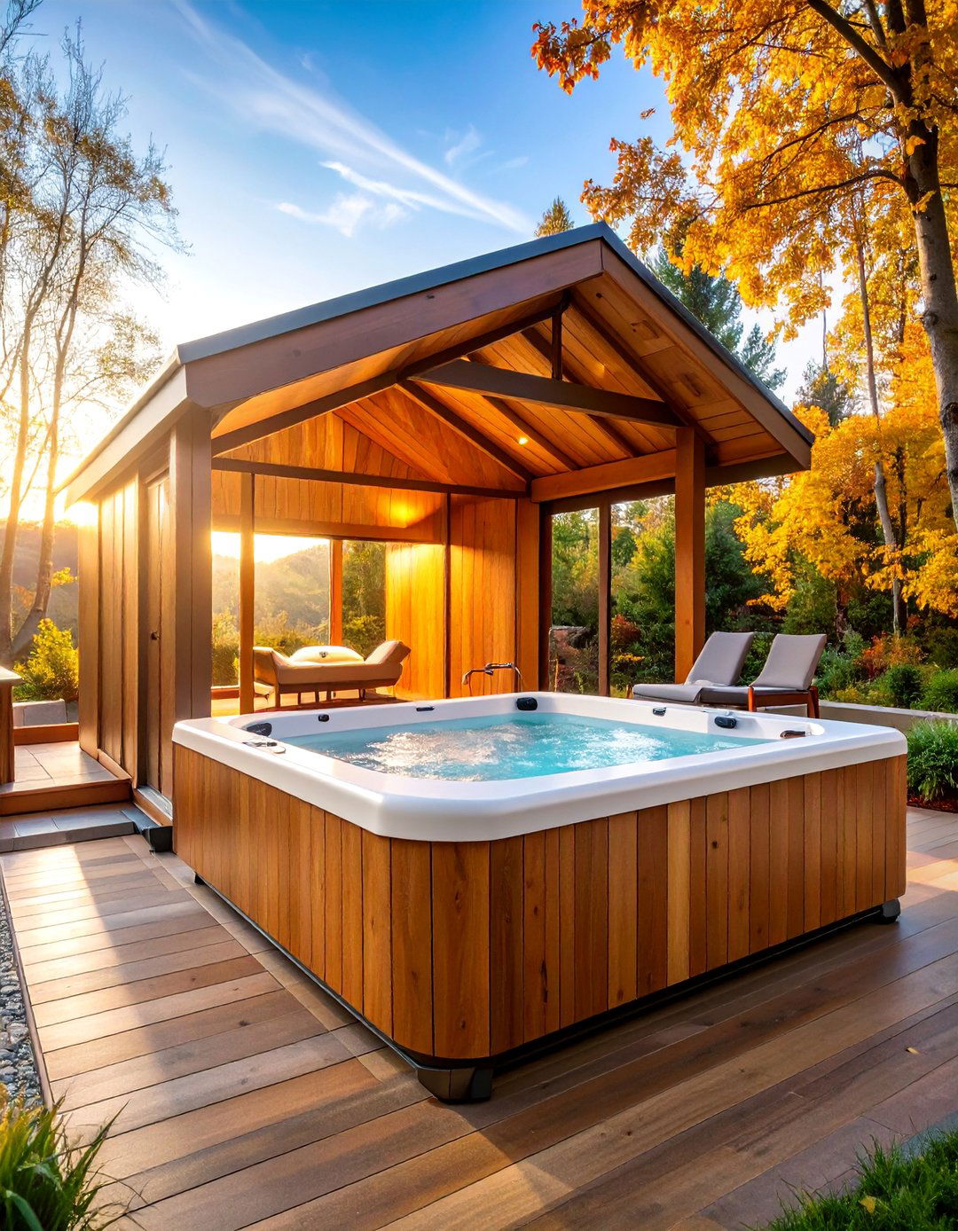 Four Season All Weather Hot Tub Enclosure - 25 Hot Tub Landscaping Ideas