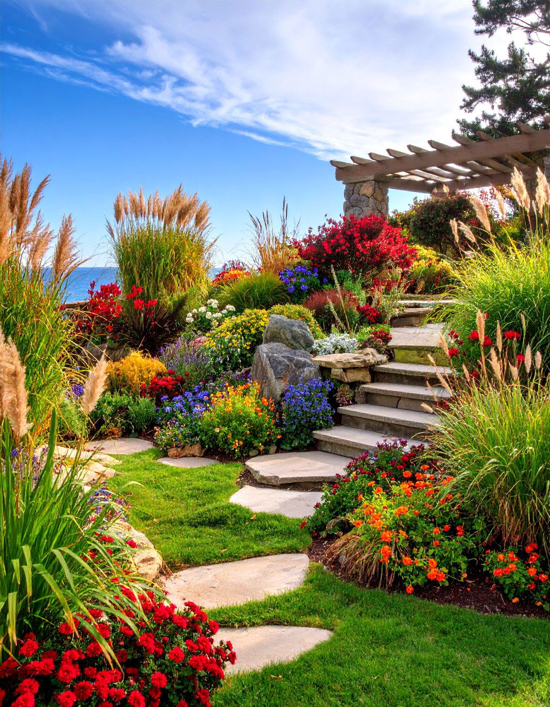 Four Season Coastal Garden with Year Round Interest - 25 Coastal Garden Ideas