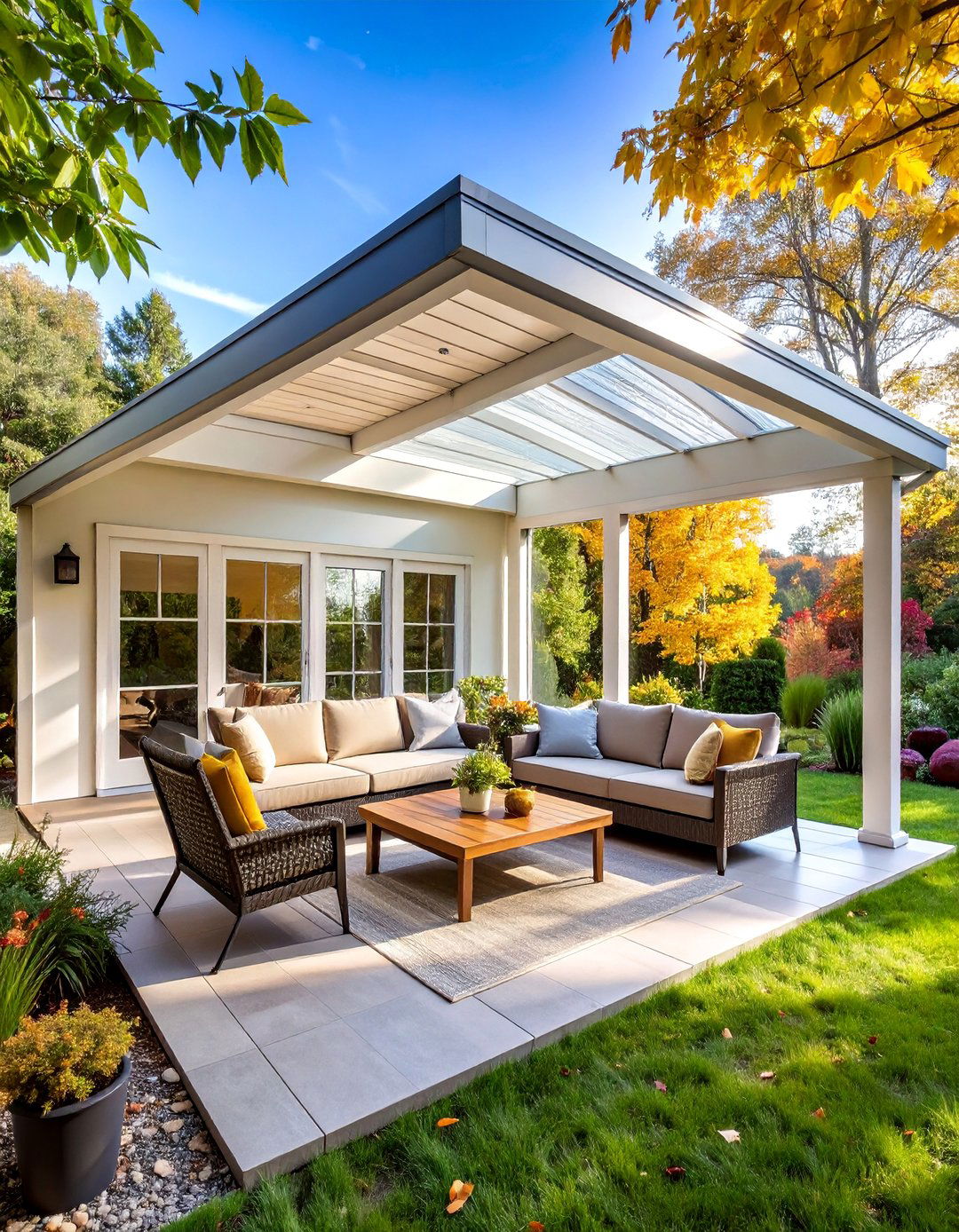 Four Season Sunroom Extension - 25 Covered Patio Ideas