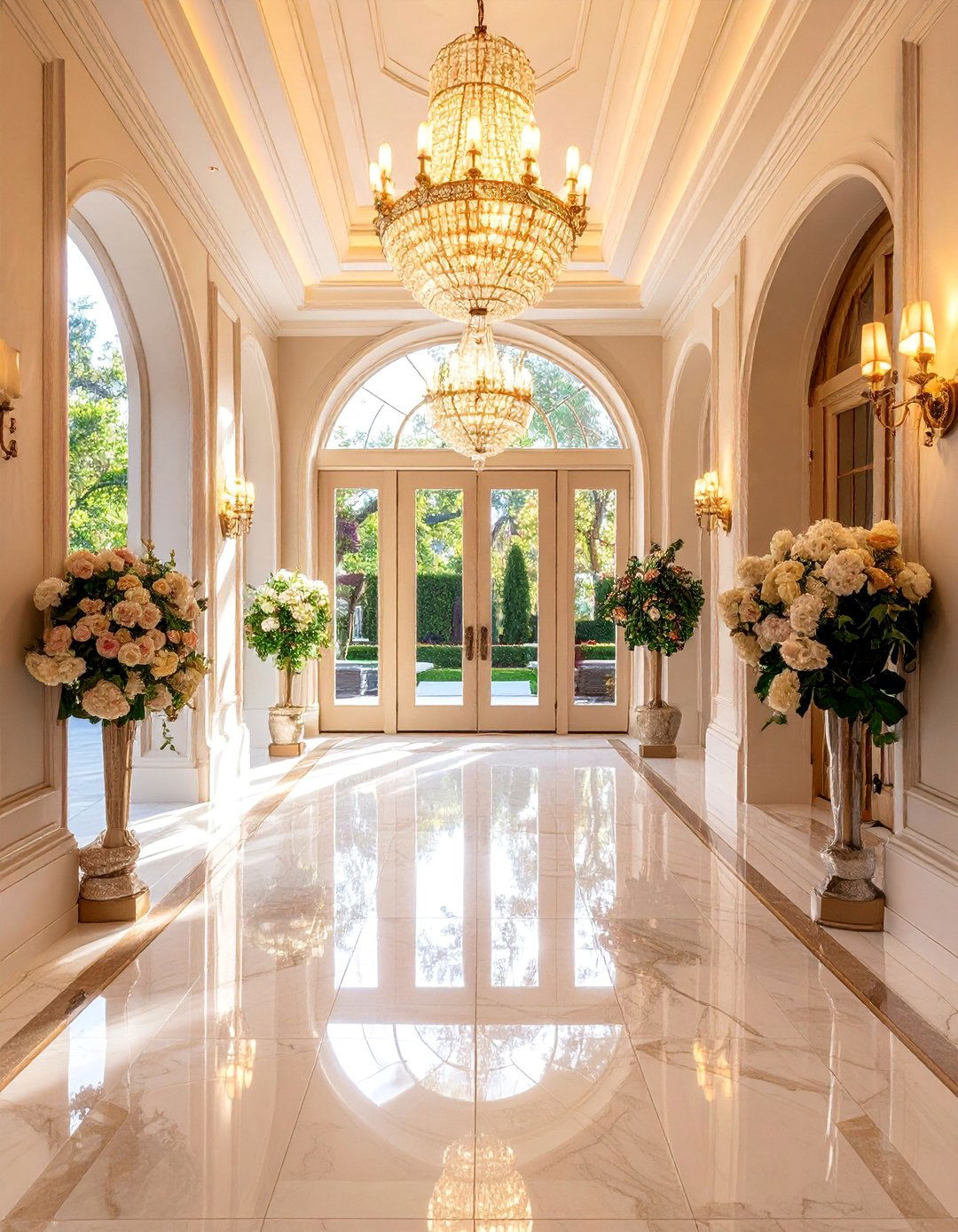 Foyer with Grand Entrance Design - 25 Types of Rooms in a House