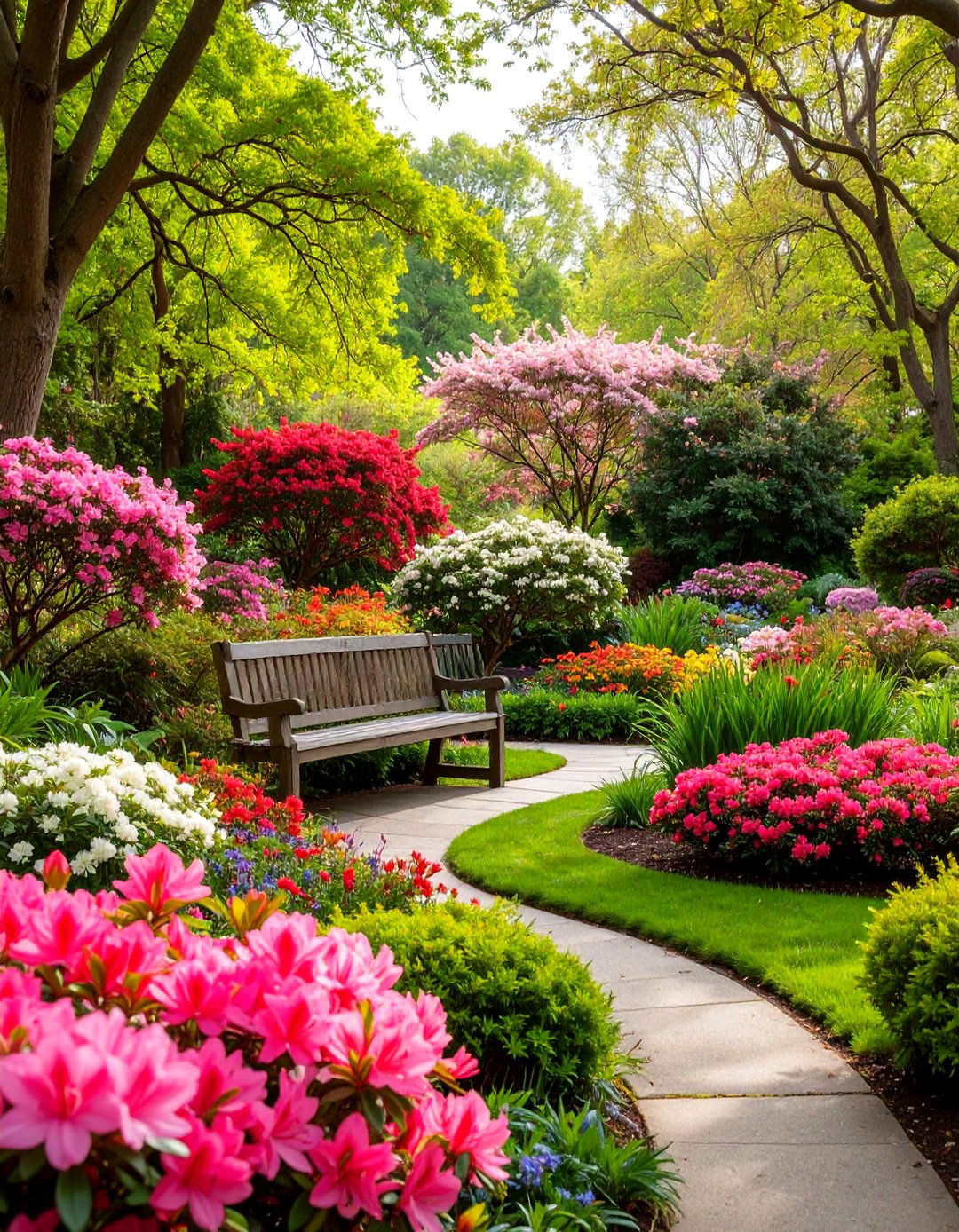 Fragrant Azalea Garden with Sensory Plants - 25 Azalea Garden Ideas