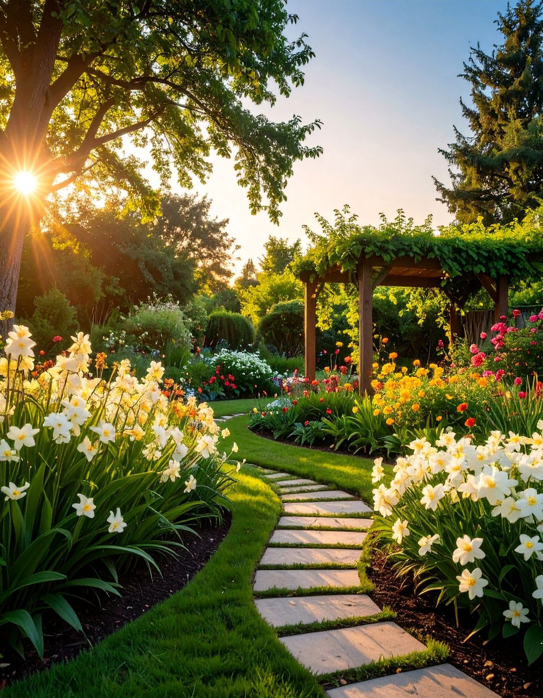 Fragrant Evening Garden Design - 25 Flower Bed Ideas