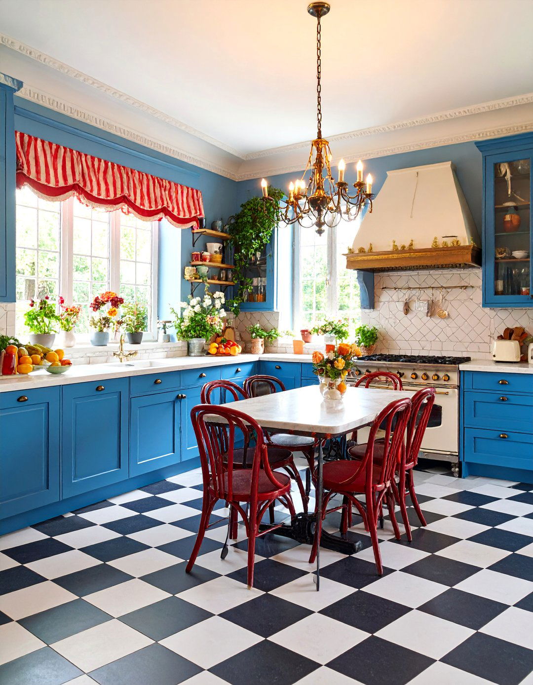 French Bistro Kitchen Culinary Theater - 25 French Interior Design Ideas