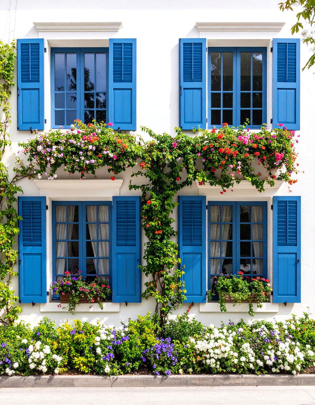 French Casement Windows with Horizontal Grids - 25 spanish style windows