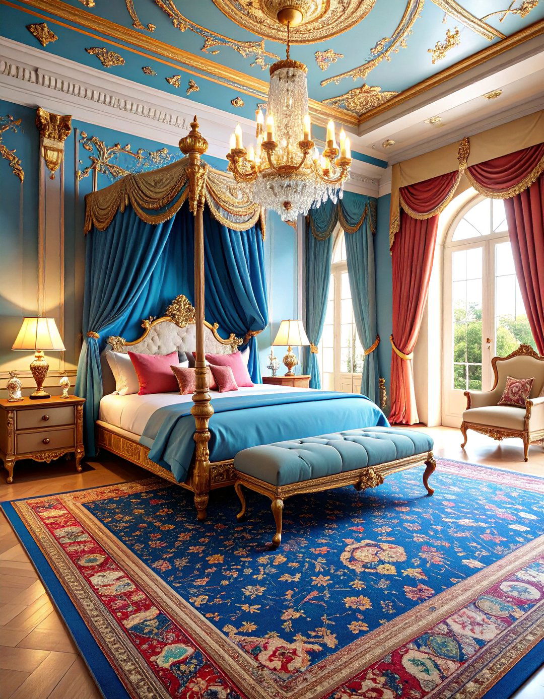French Chateau Master Suite - 25 Parisian Themed Bedroom Ideas