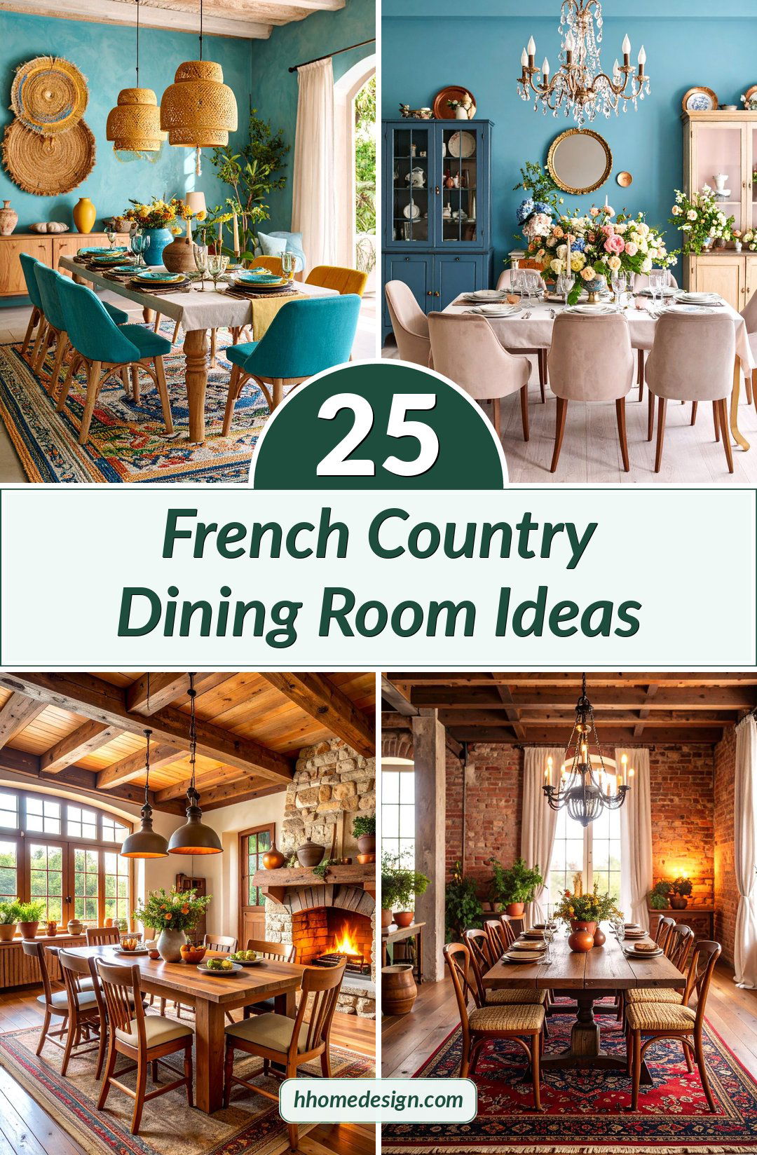25 French Country Dining Room Ideas