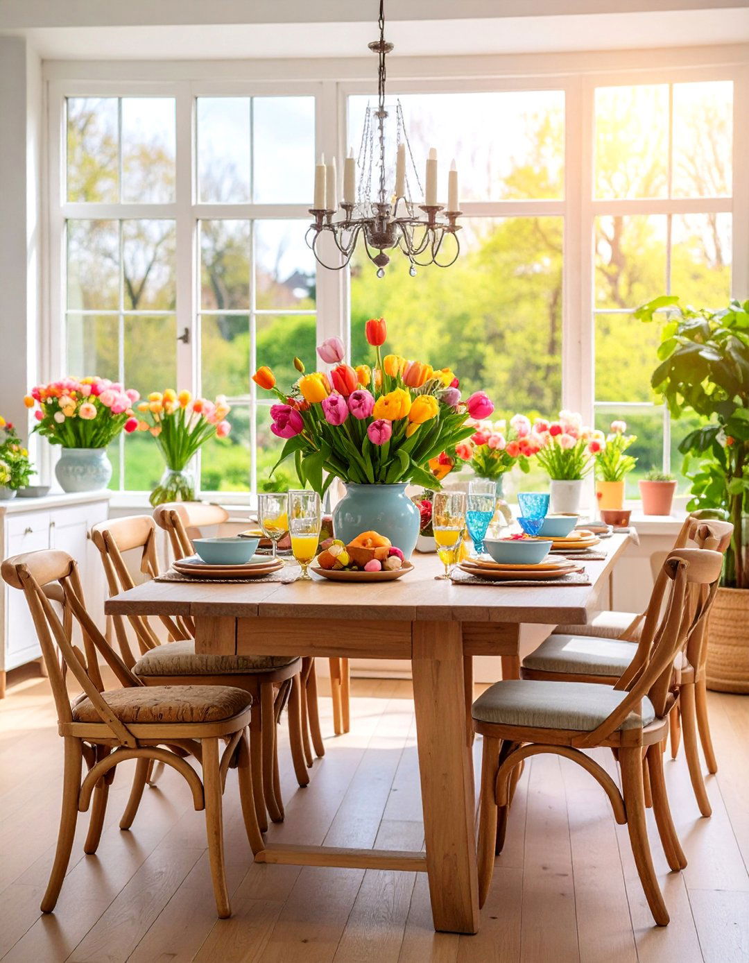French Country Dining Room with Seasonal Centerpieces - 25 French Country Dining Room Ideas