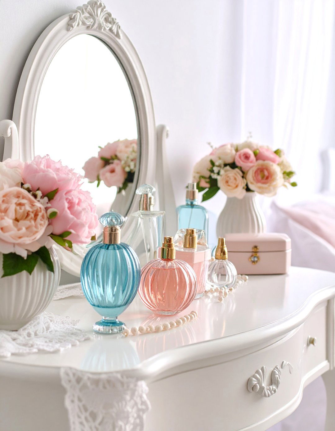 French Country Elegance with Romantic Vintage Touches - 25 Dresser Decor Ideas