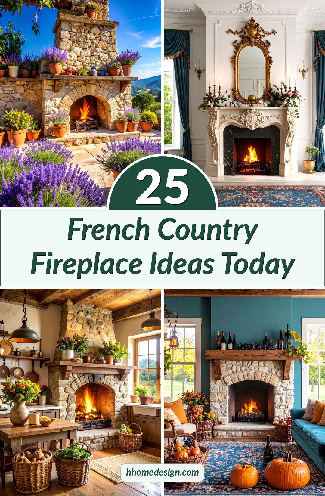 25 French Country Fireplace Ideas Today