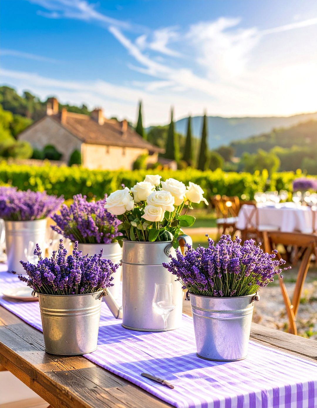 French Country Lavender and Provence Inspiration - 25 Wedding Table Decoration Ideas
