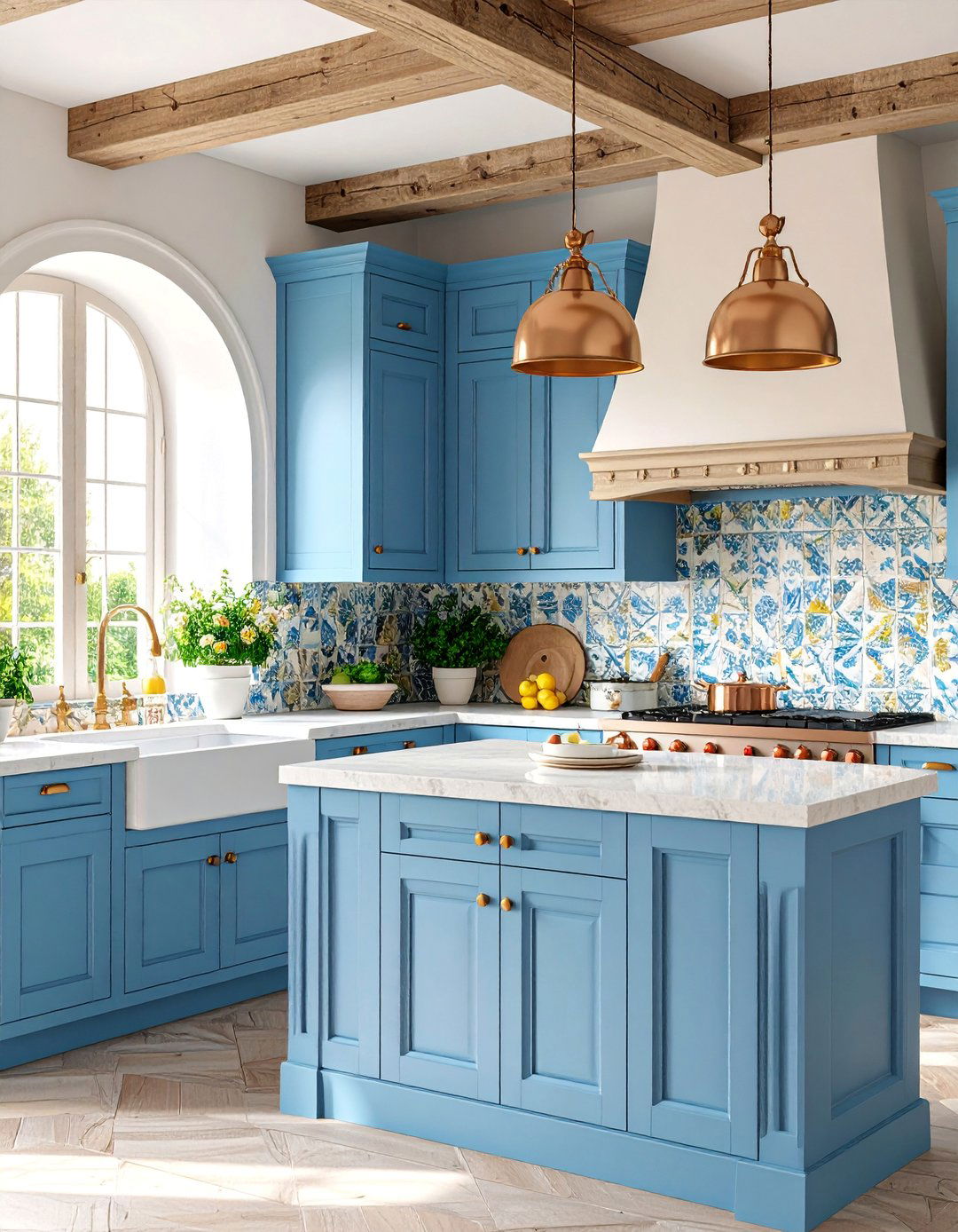 French Country Vintage Kitchen with Provincial Charm - 25 Vintage Kitchen Ideas
