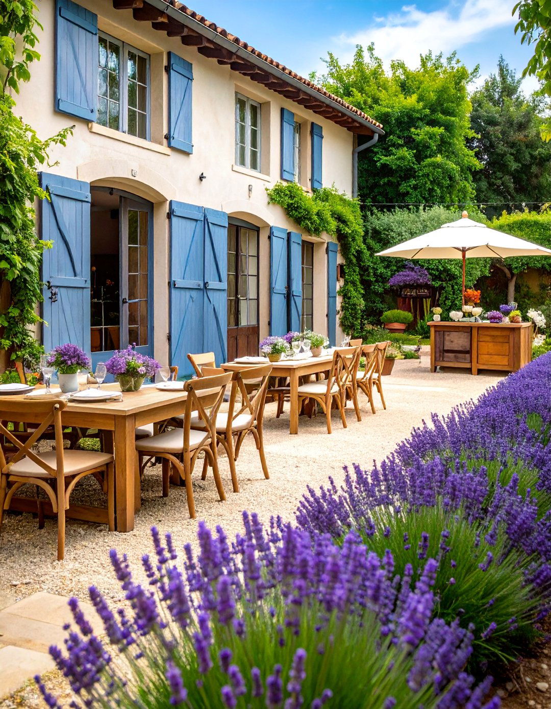 French Country Wedding with Provincial Charm - 25 Backyard Wedding Ideas