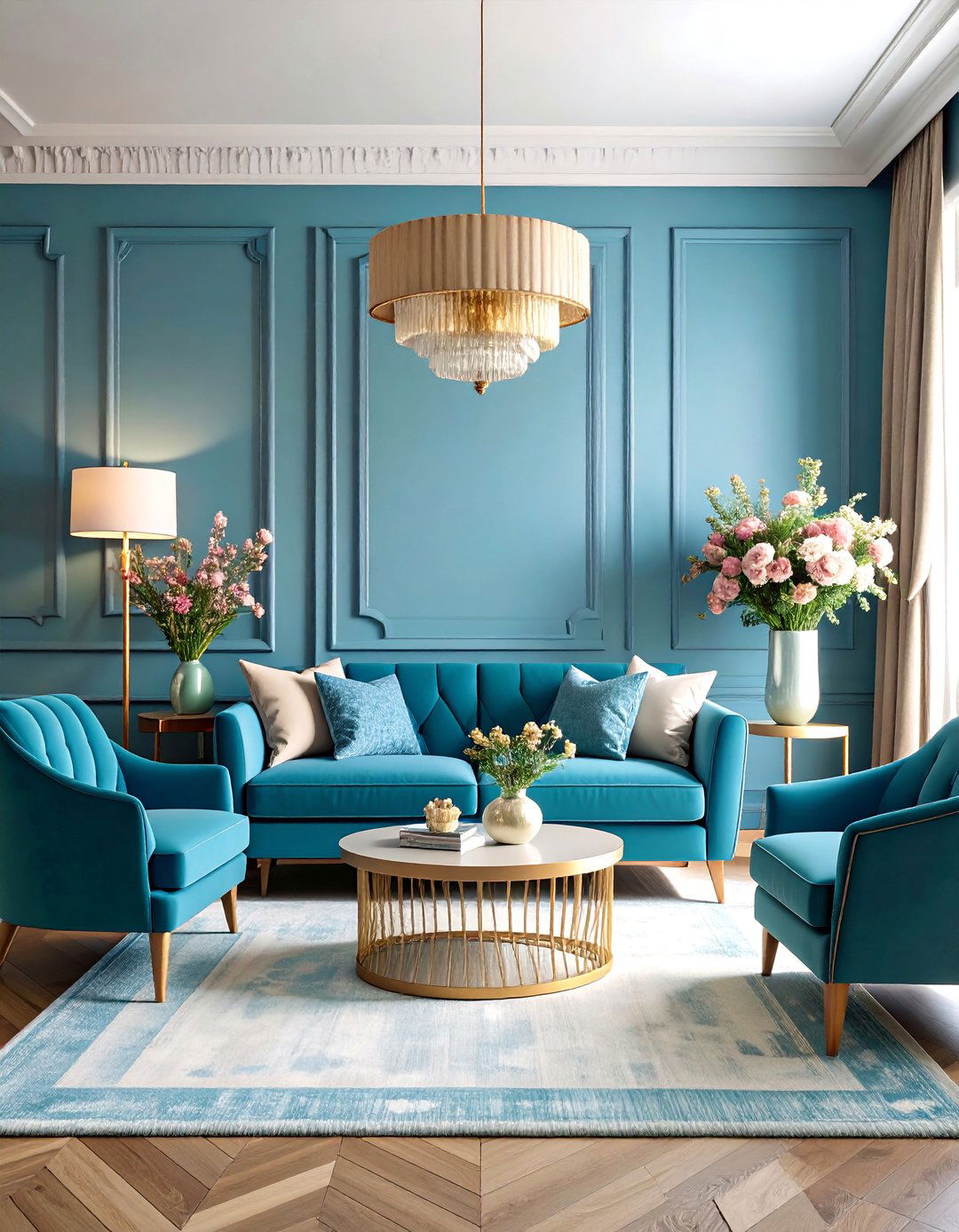 French Monochromatic Refinement Elegant - 25 French Interior Design Ideas