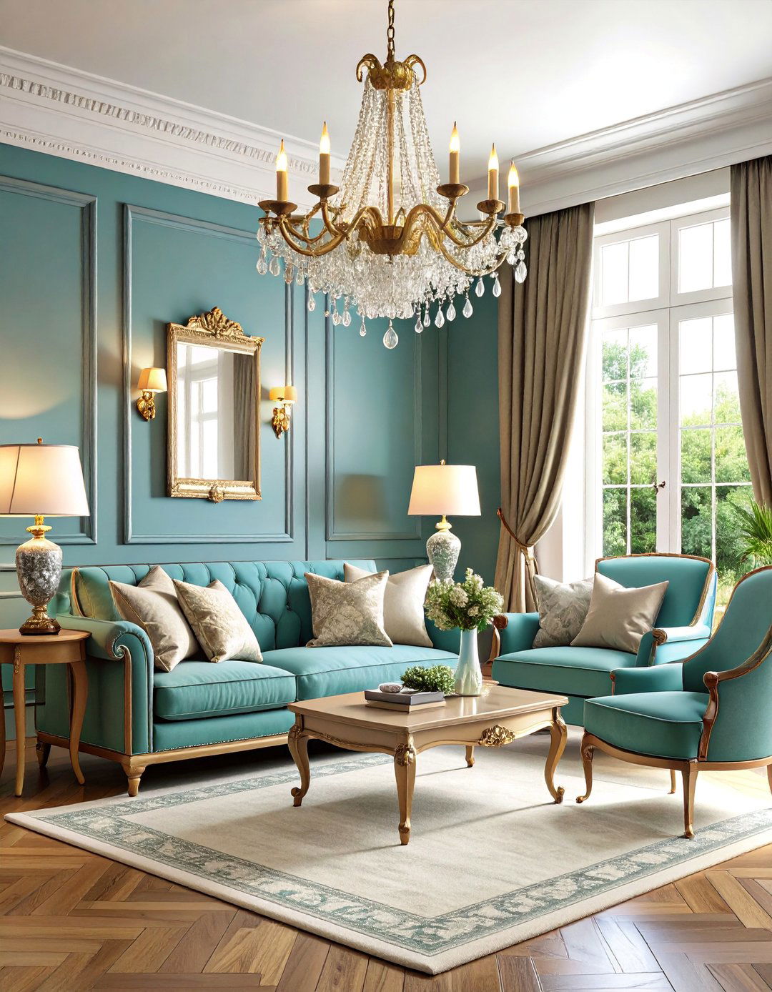 French Provincial Chandelier Living Room - 25 French Country Living Room Ideas