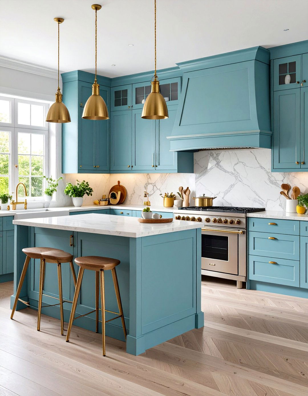 French Riviera Kitchen with Elegant Simplicity - 25 Mediterranean Kitchen Ideas