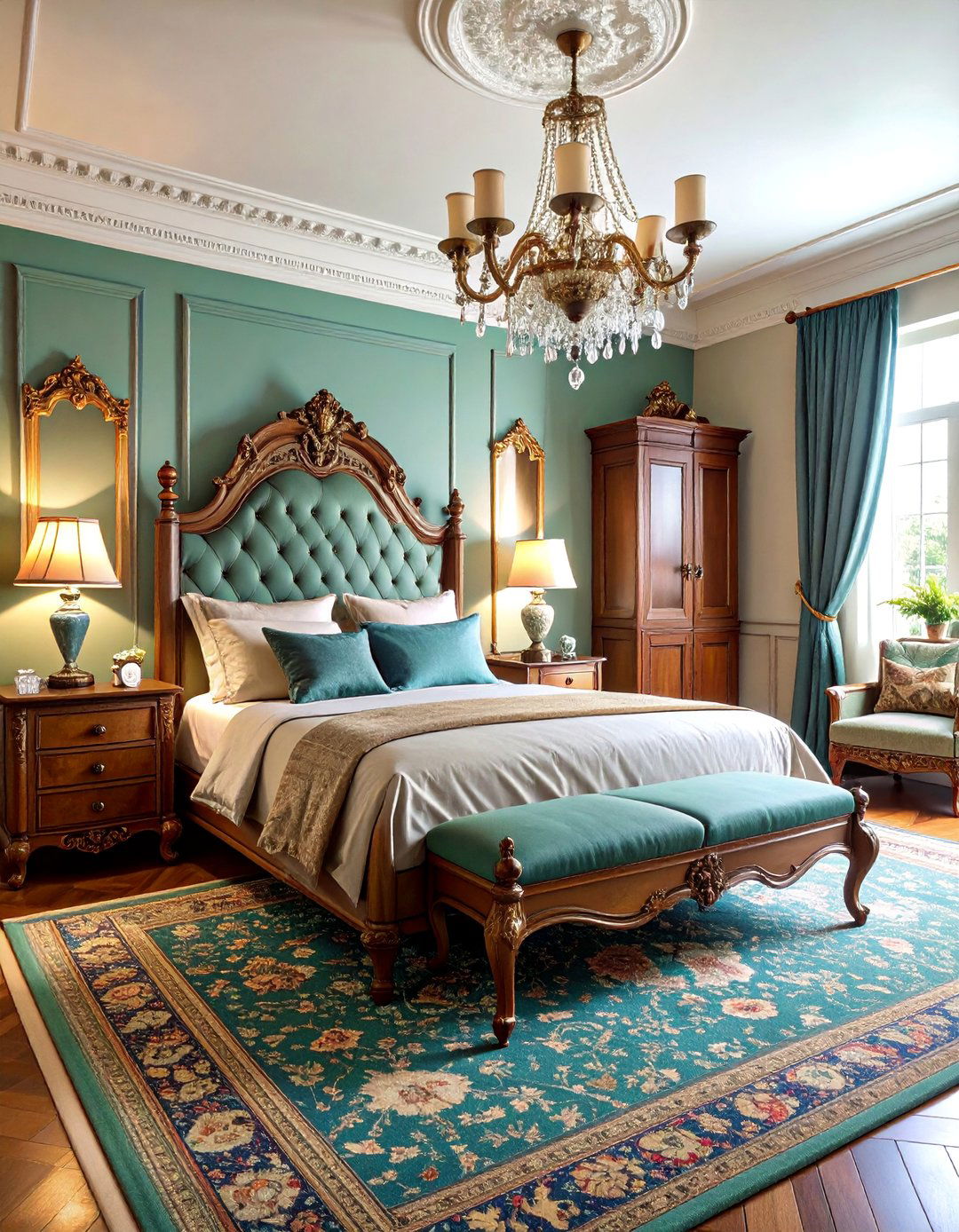 French Vintage Antique Furniture - 25 Blair Waldorf Bedroom