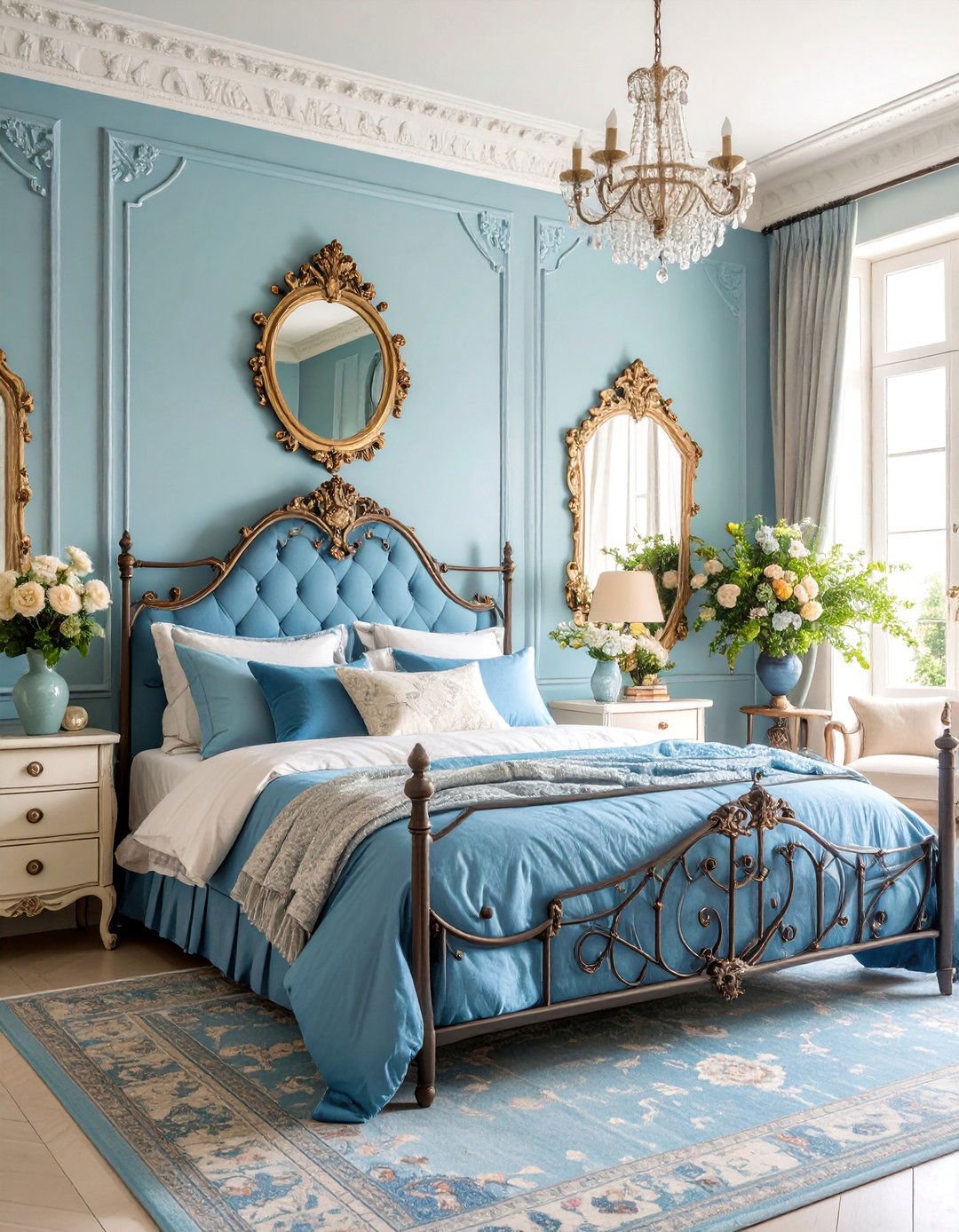 French Vintage Eclectic Bedroom - 25 Eclectic Bedroom Ideas