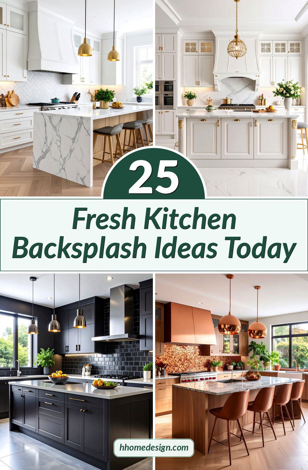 25 Fresh Kitchen Backsplash Ideas Today