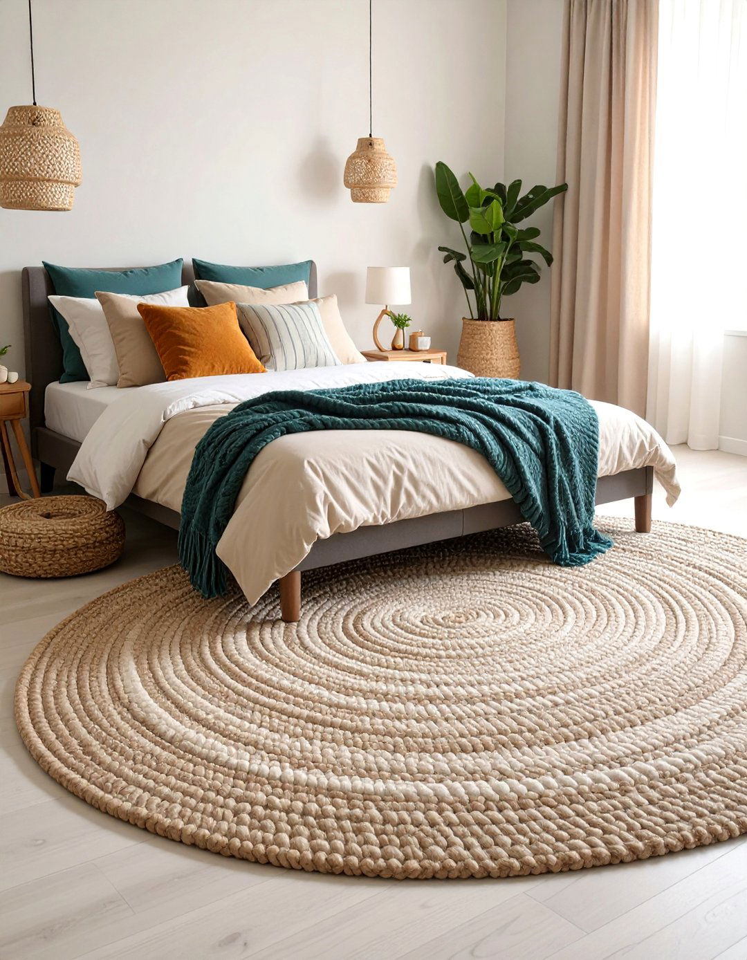 Frieze Twisted Texture Carpet - 25 Bedroom Carpet Ideas