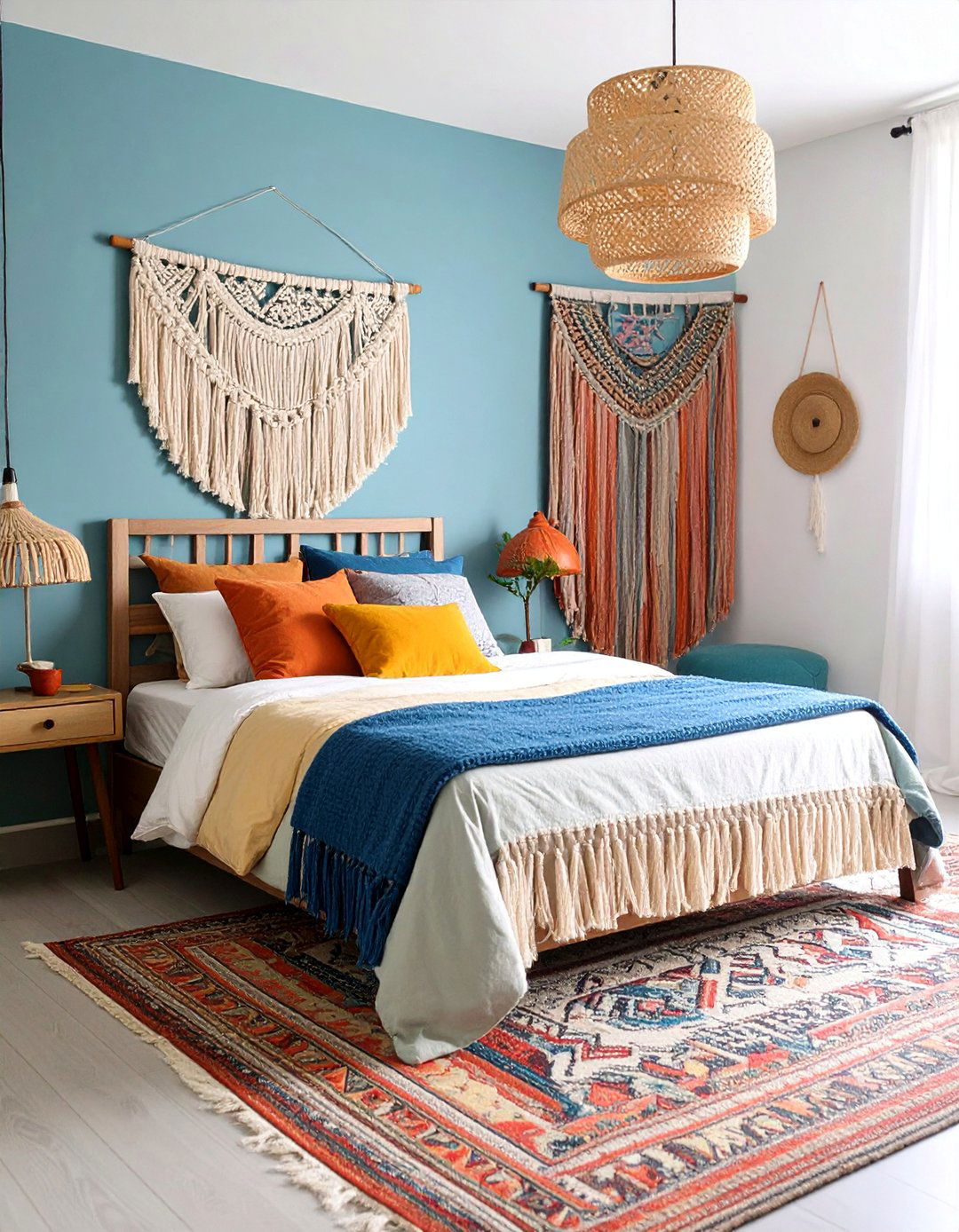 Fringe Details Boho Bedroom - 25 Boho Teen Bedroom Ideas
