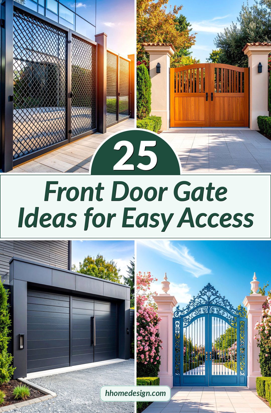 25 Front Door Gate Ideas for Easy Access