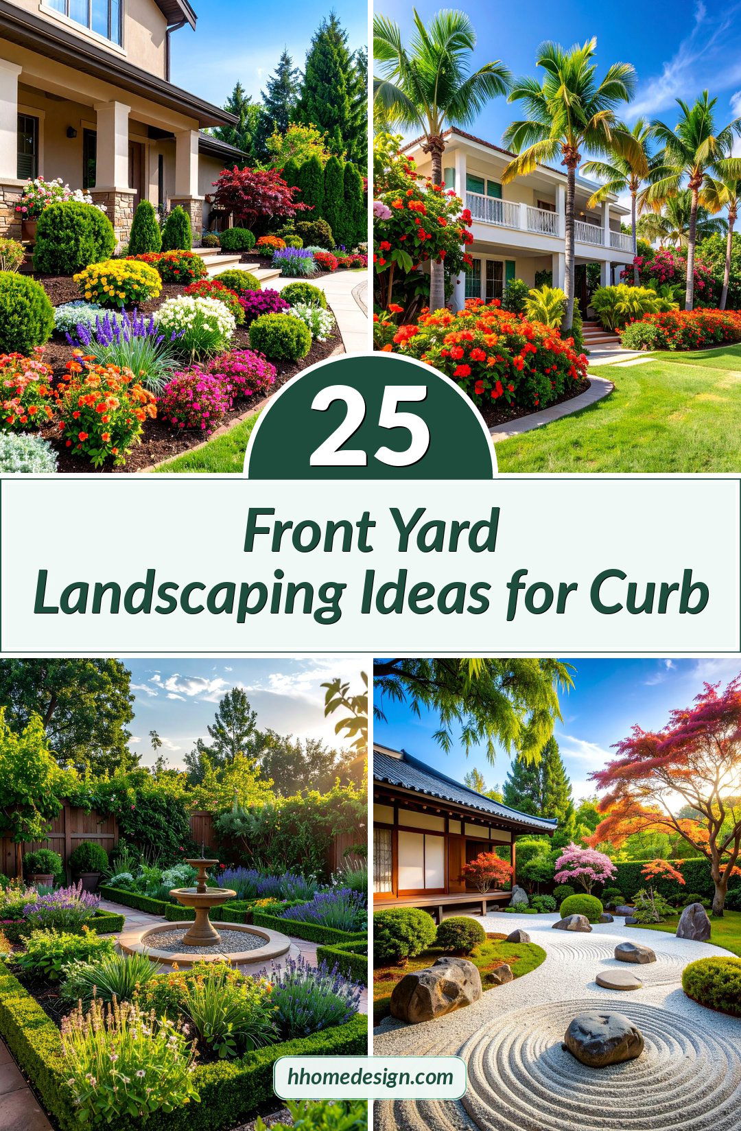 25 Front Yard Landscaping Ideas for Curb